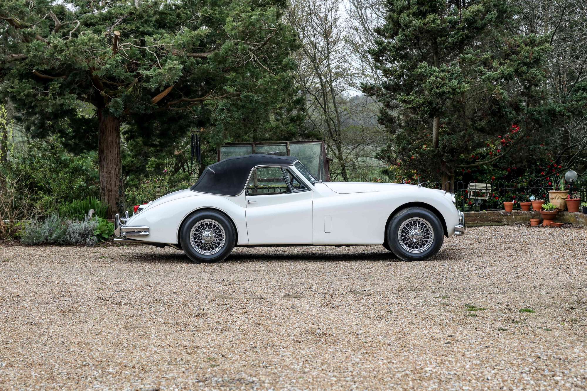 1956 Jaguar XK140 Drophead Coupe - Factory SE & Automatic Tr-For Sale