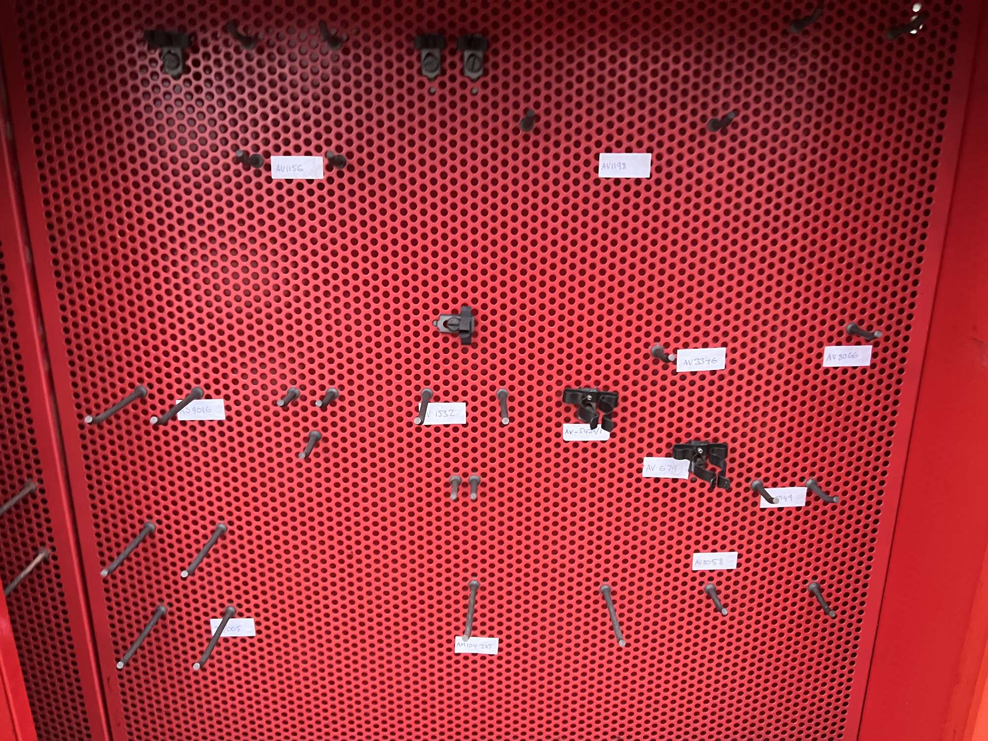 1980s Ferrari OEM Workshop Tool Cabinet with Sliding Doors