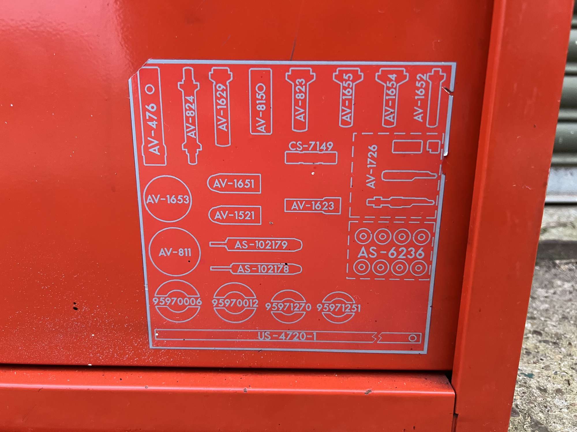 1980s Ferrari OEM Workshop Tool Cabinet with Sliding Doors