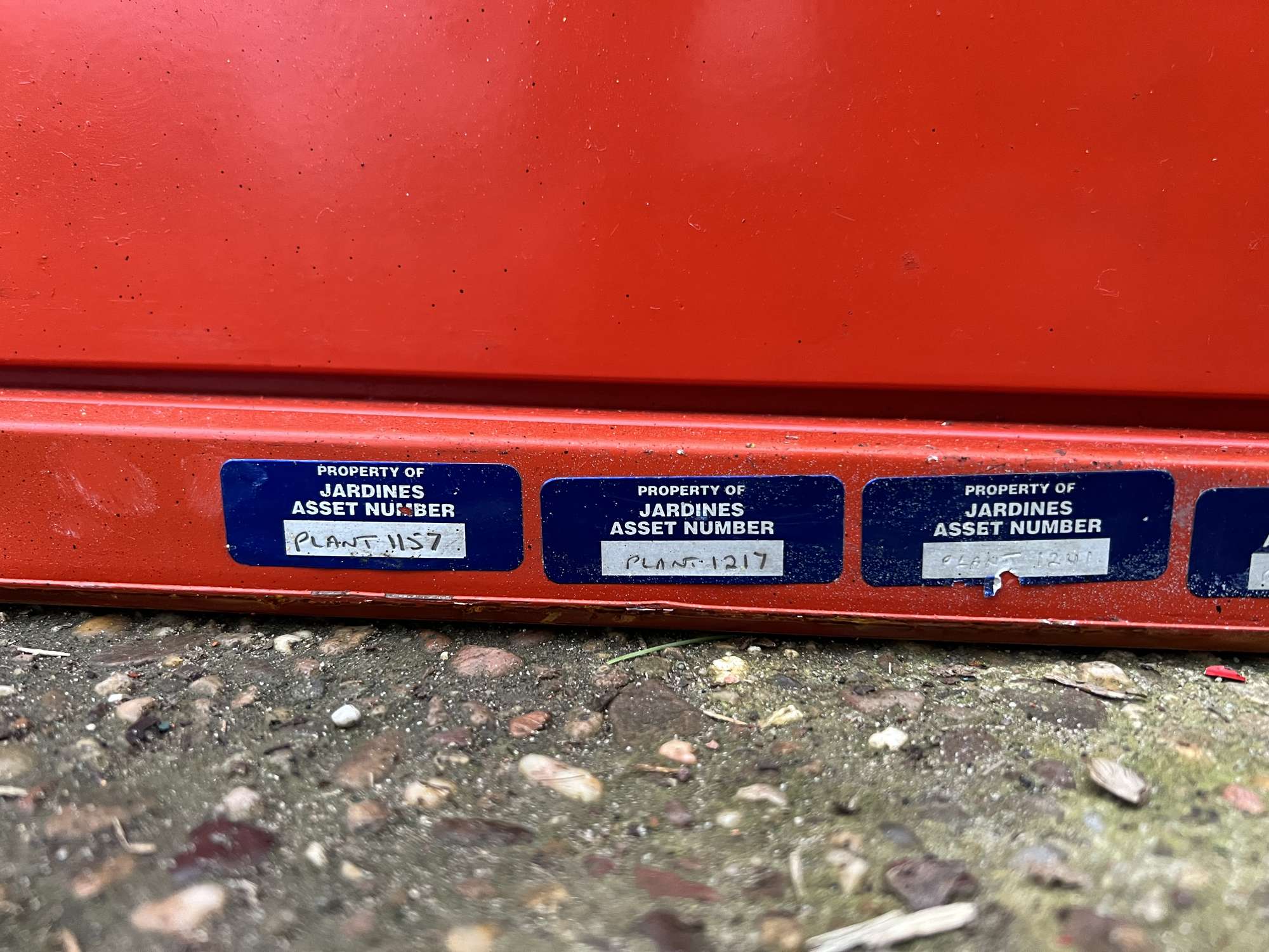 1980s Ferrari OEM Workshop Tool Cabinet with Sliding Doors