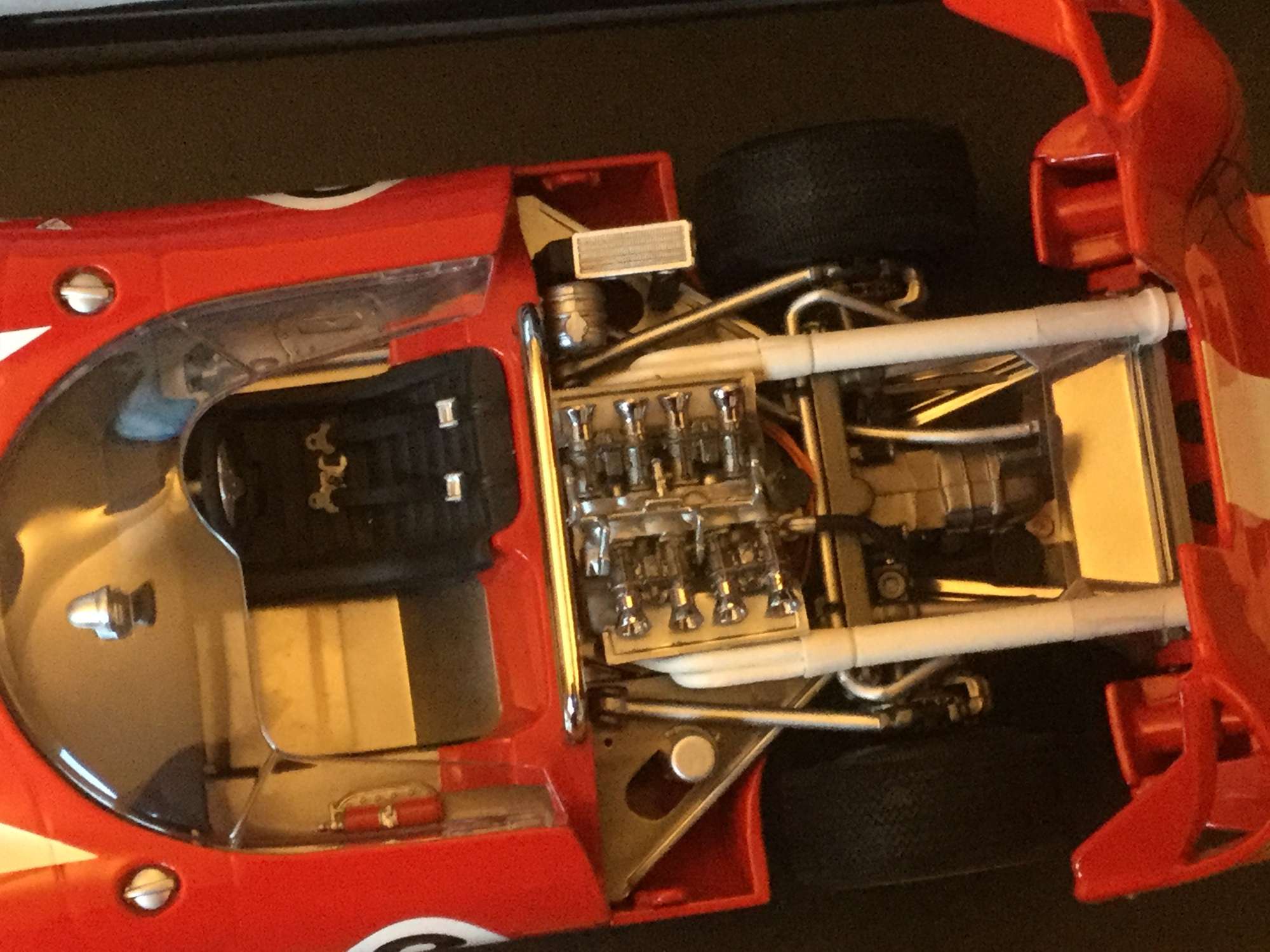 John Surtees CBE Signed Scale Model Duo: Can Am Lola T70 & NART Ferrari 158
