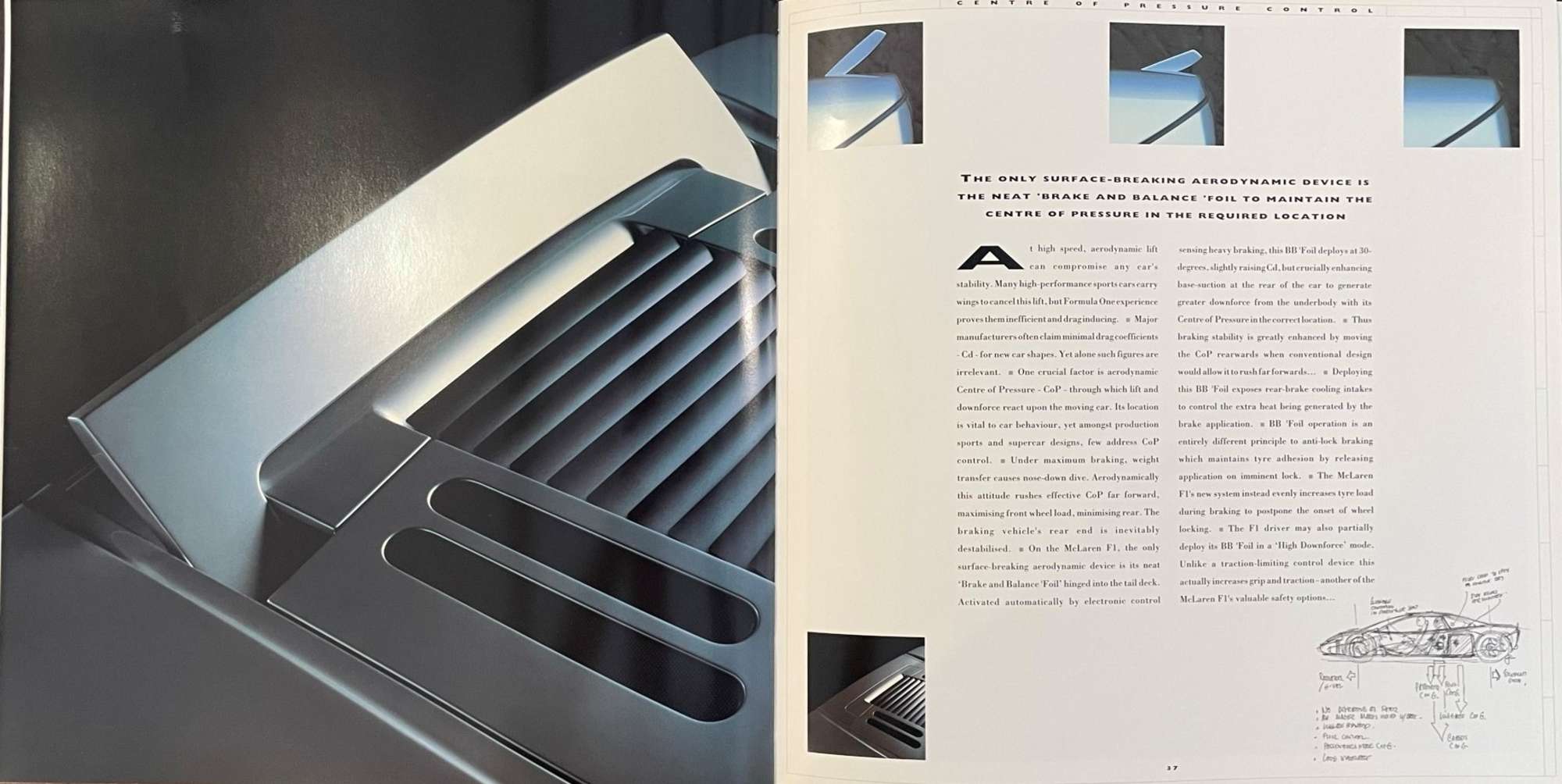 McLaren F1 1992 Launch Brochure in Paperback 