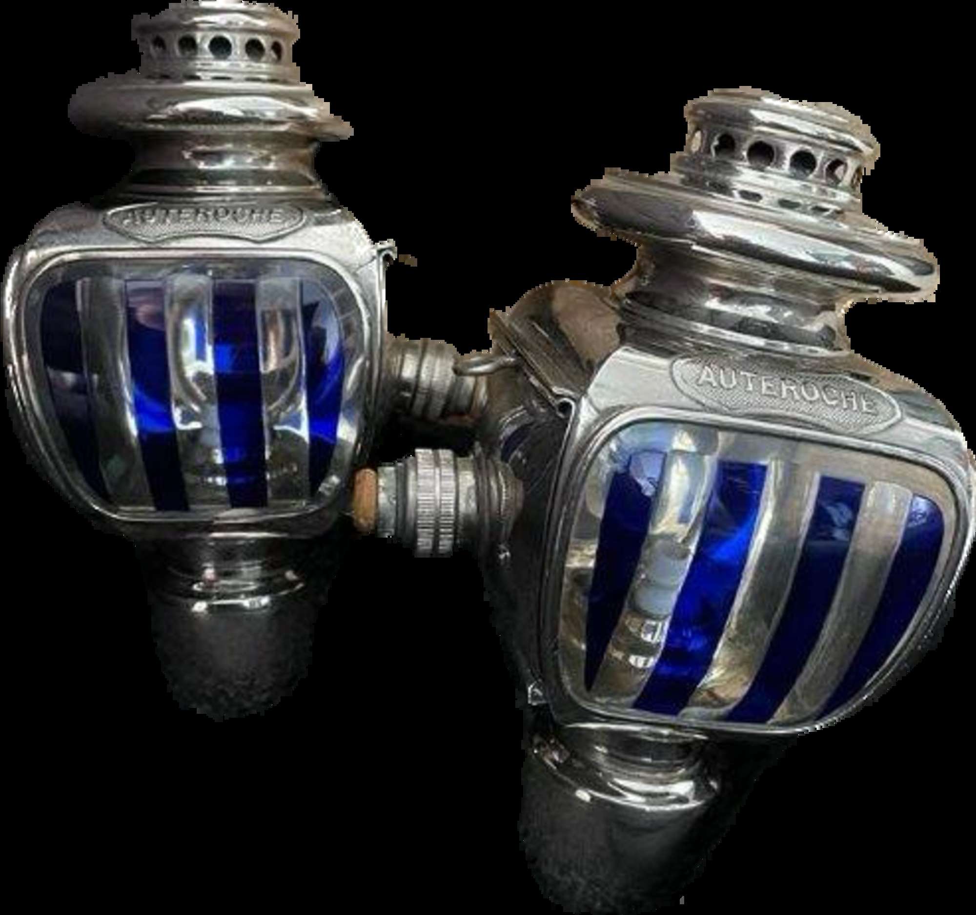 A Pair of Delightful 1900s Auteroche Coach Lamps