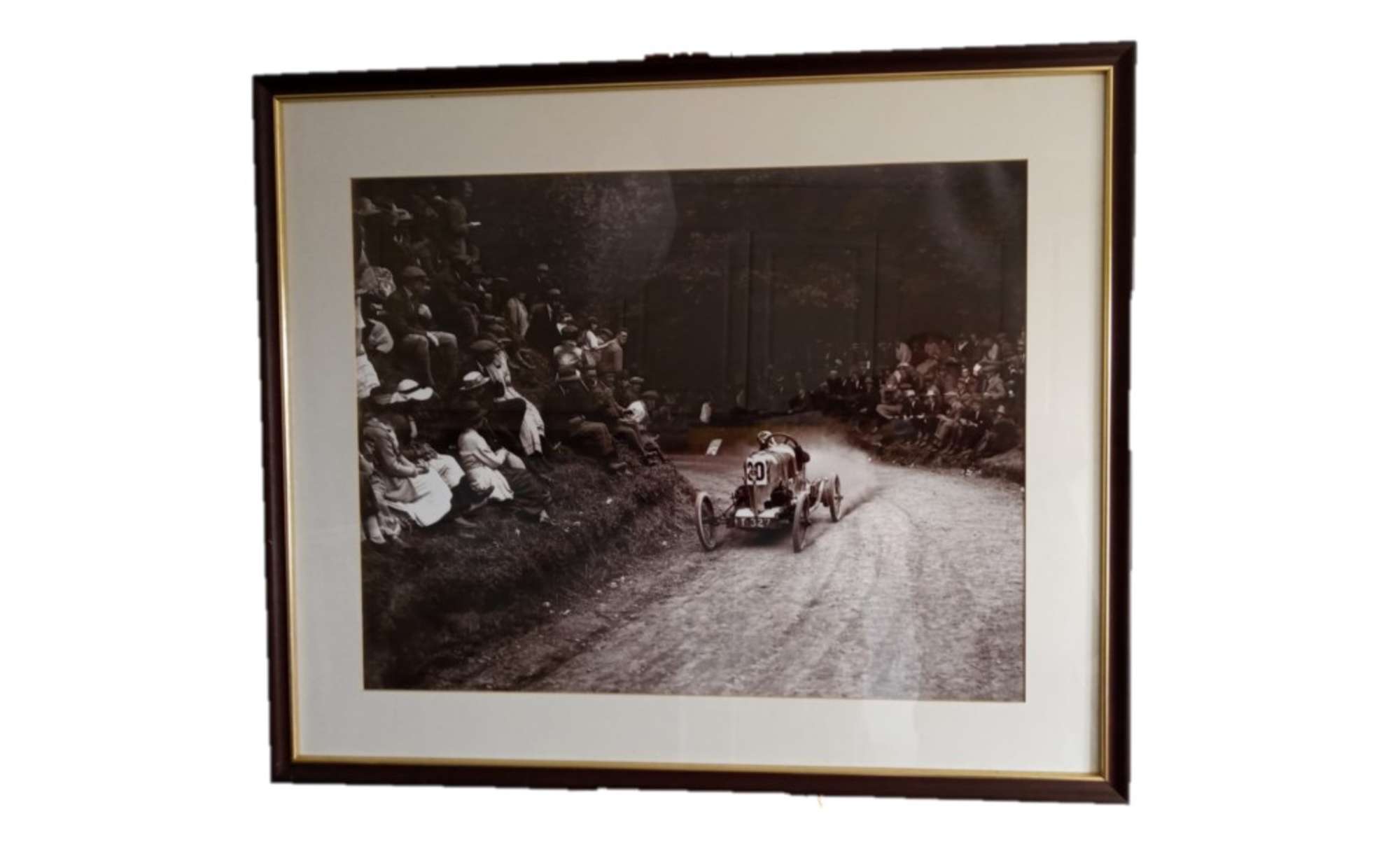 Basil Davenport Attacking the Hill at Shelsley Walsh 