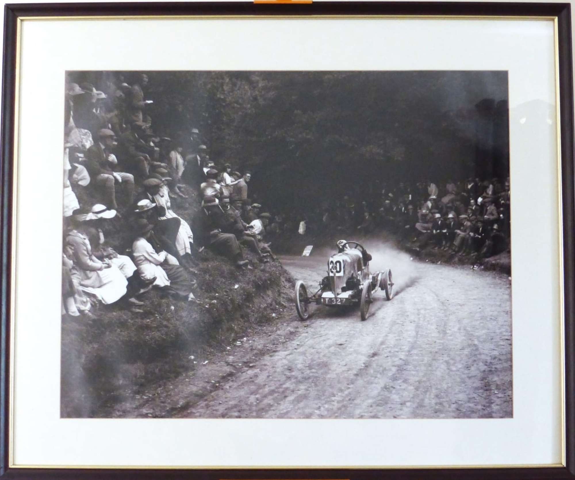 Basil Davenport Attacking the Hill at Shelsley Walsh 