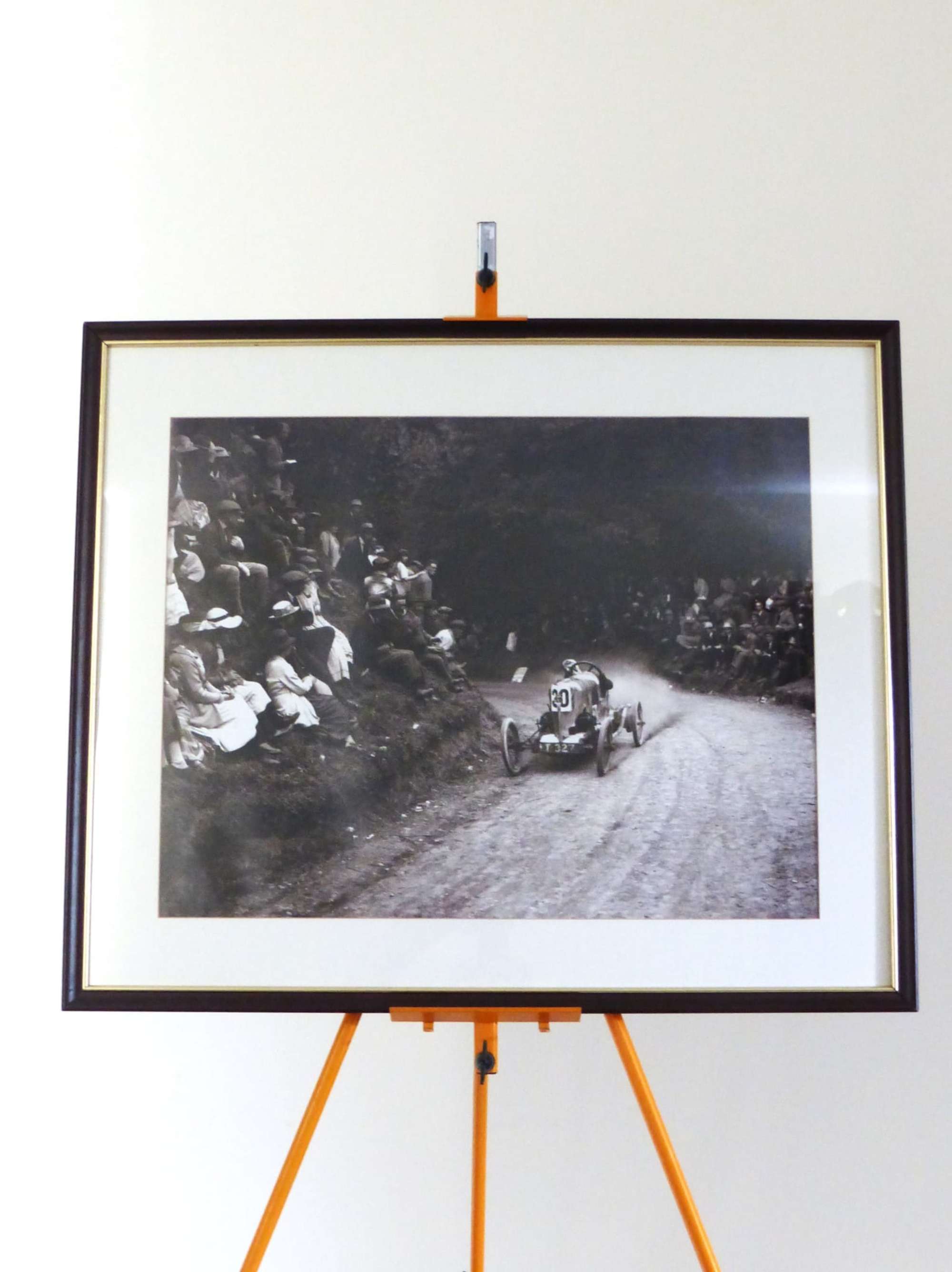 Basil Davenport Attacking the Hill at Shelsley Walsh 