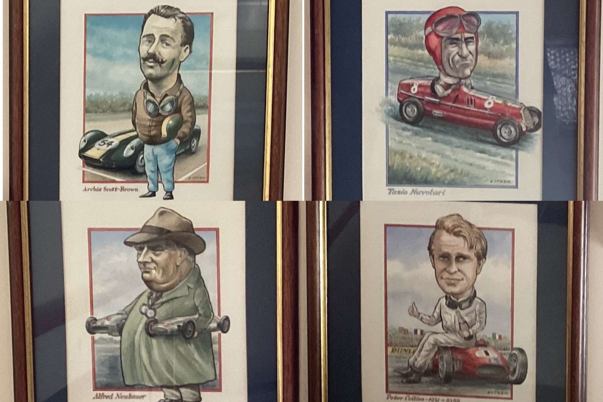 Four Watercolour Studies by Ken Aitken