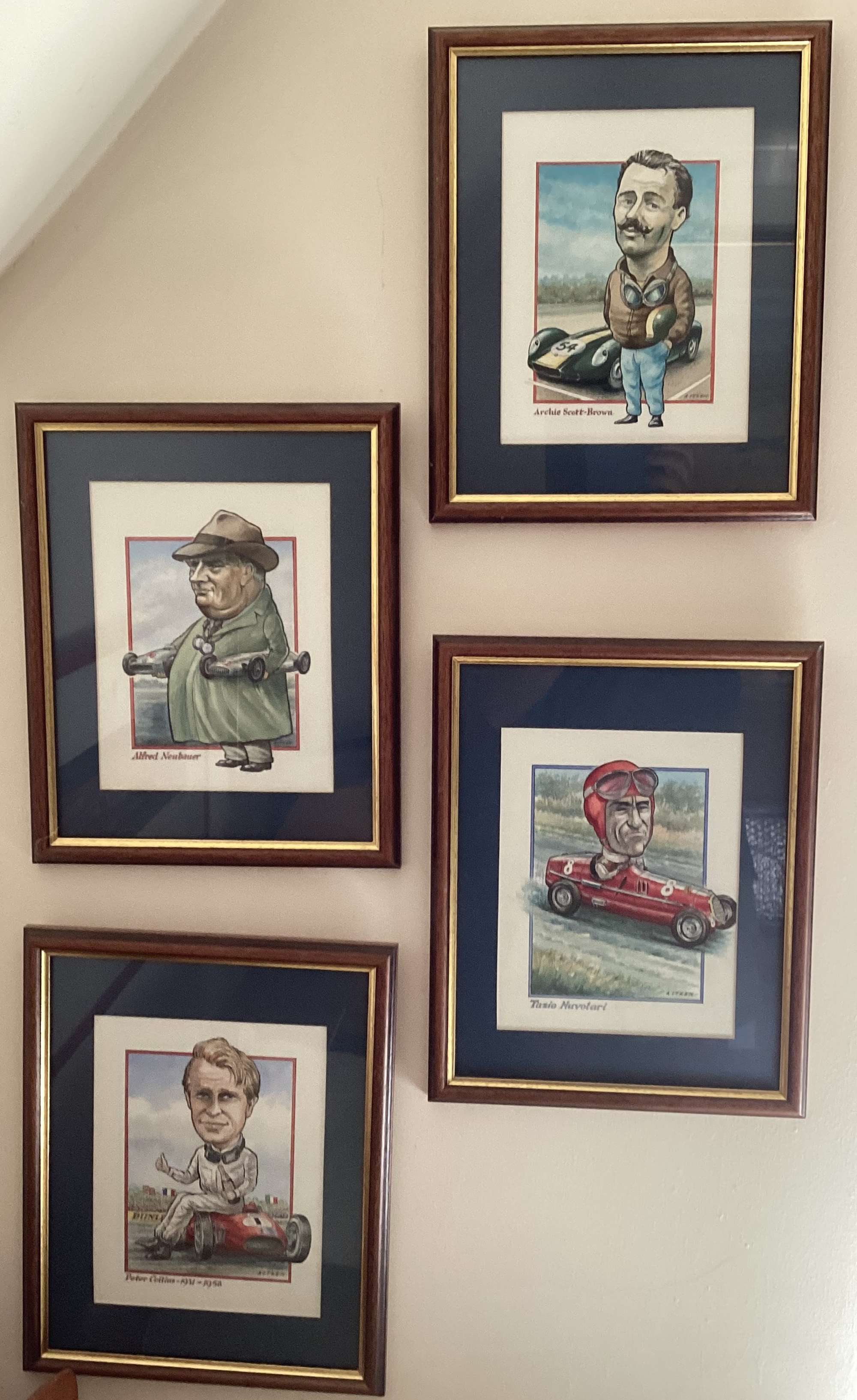 Four Watercolour Studies by Ken Aitken