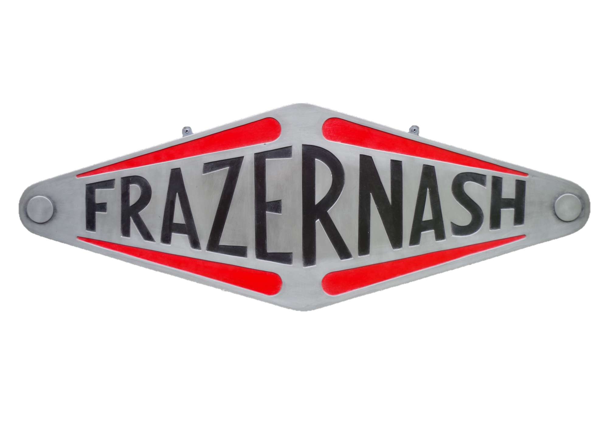 Substantial Cold Cast Aluminium Hand Painted Frazer Nash Badge