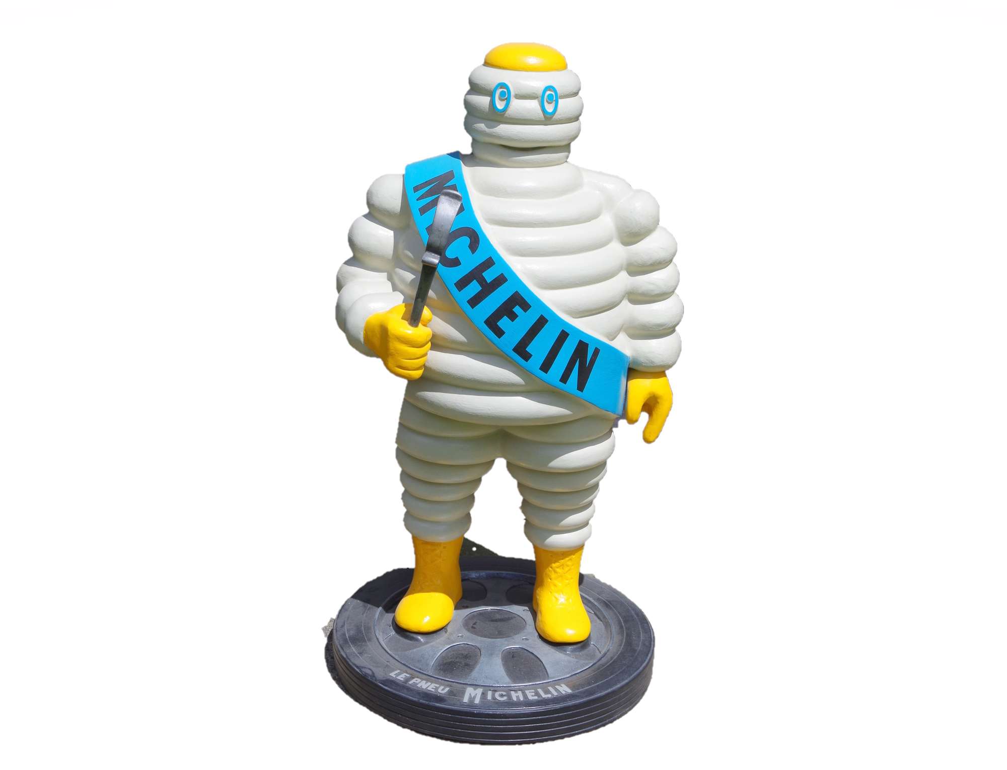 Michelin Man with Blue Sash Fibreglass Forecourt Figure