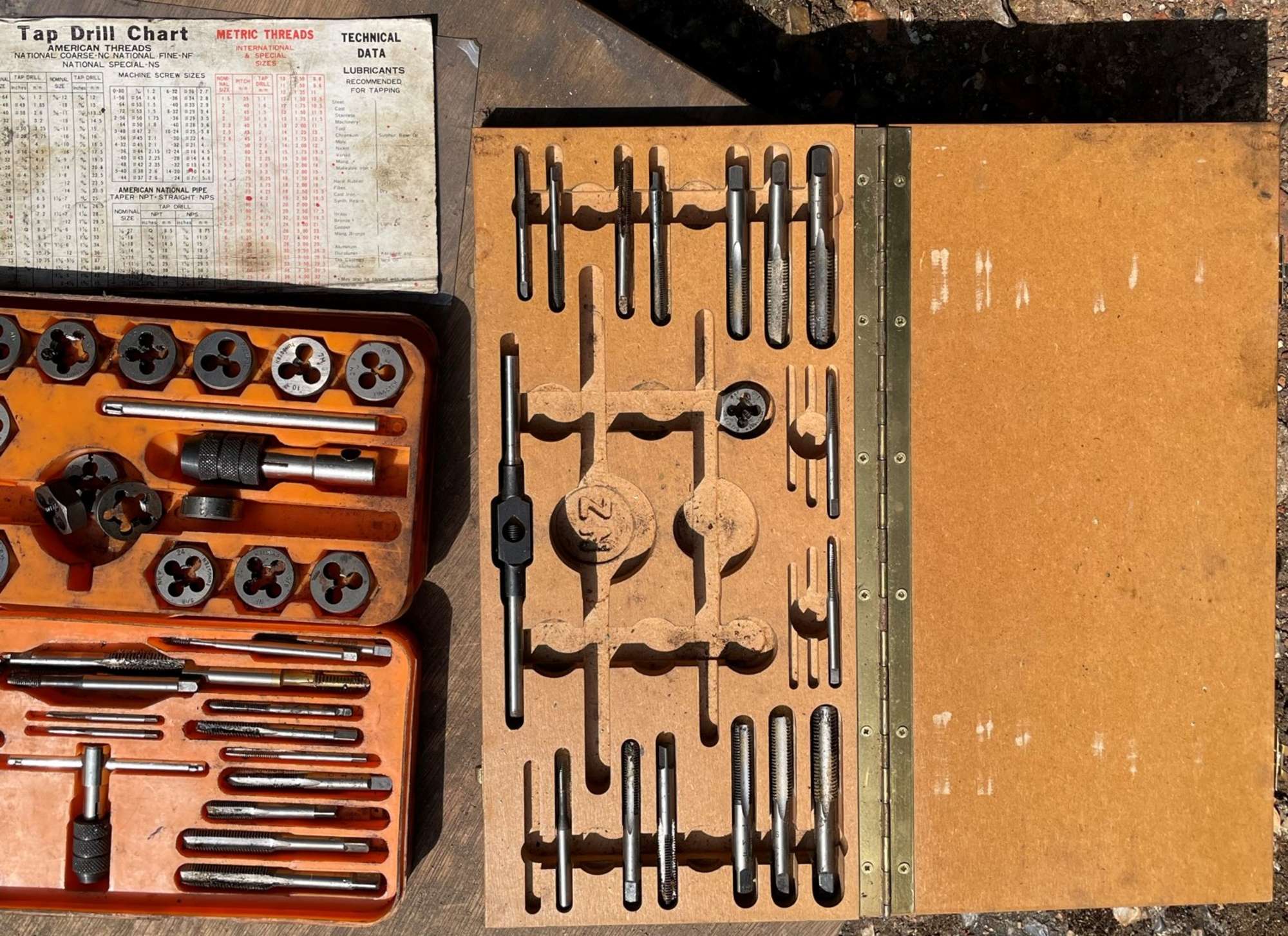 Assorted Taps and Dies BSF