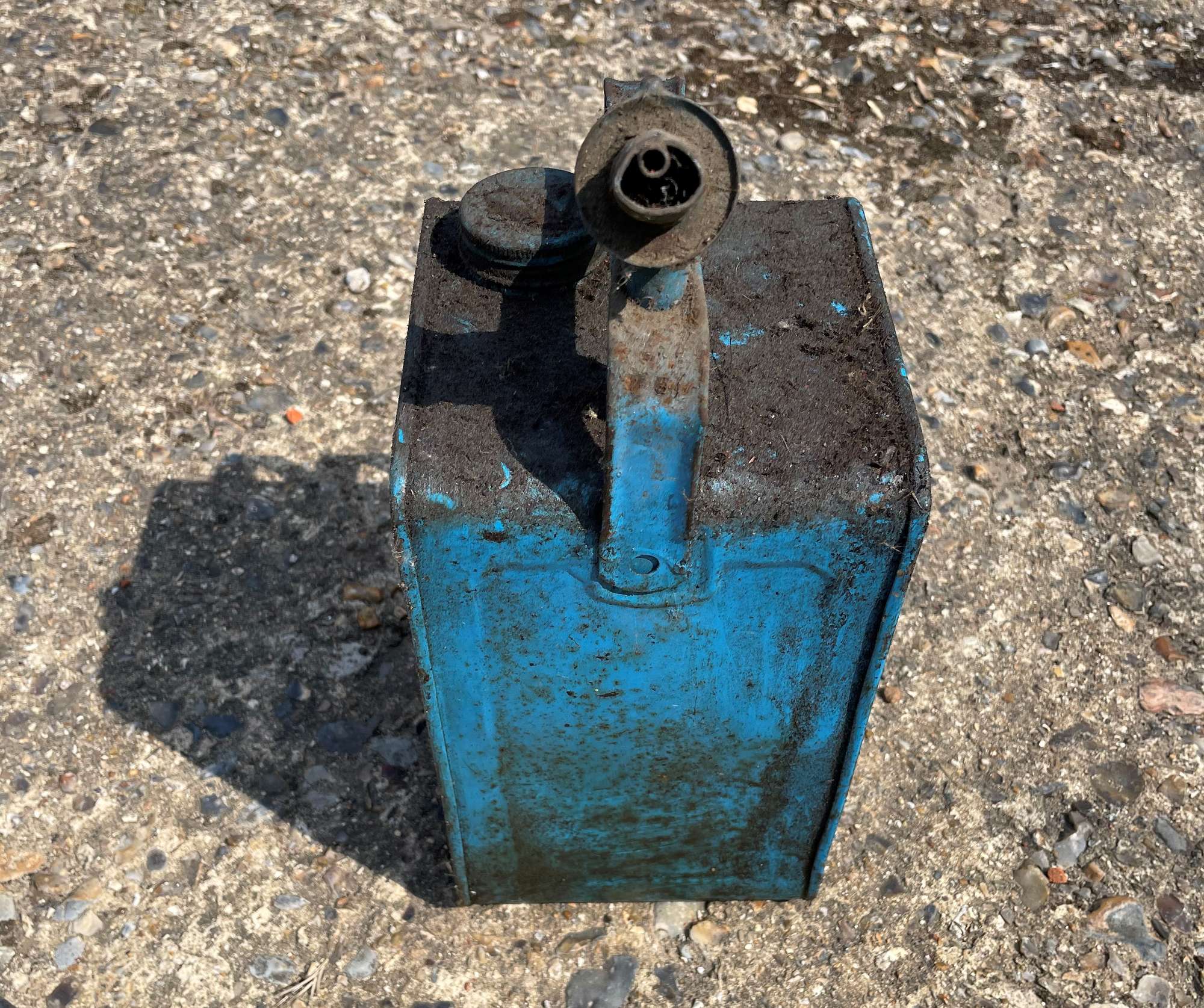 Six Assorted Oil Dispensers and Fuel Can