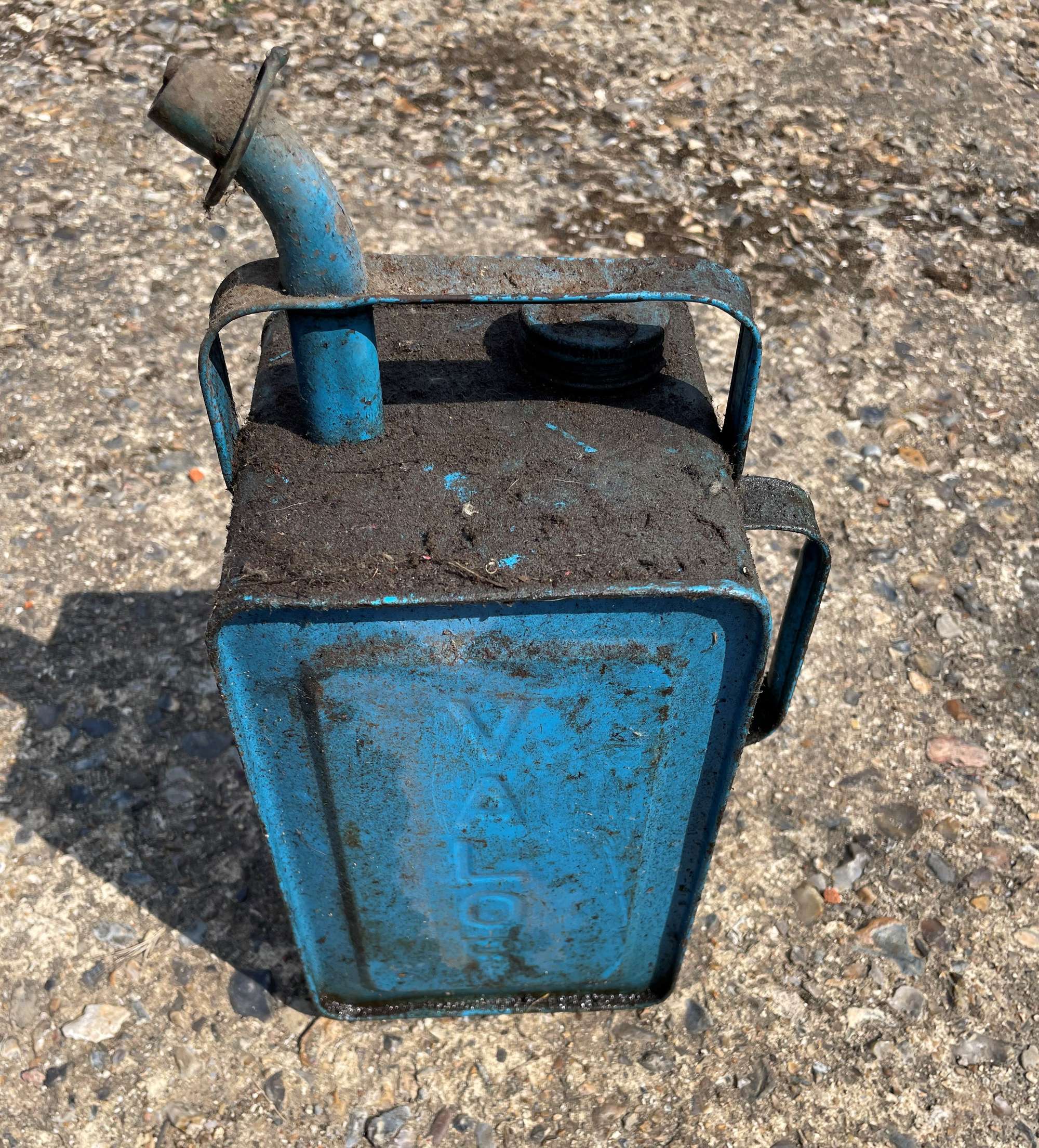 Six Assorted Oil Dispensers and Fuel Can