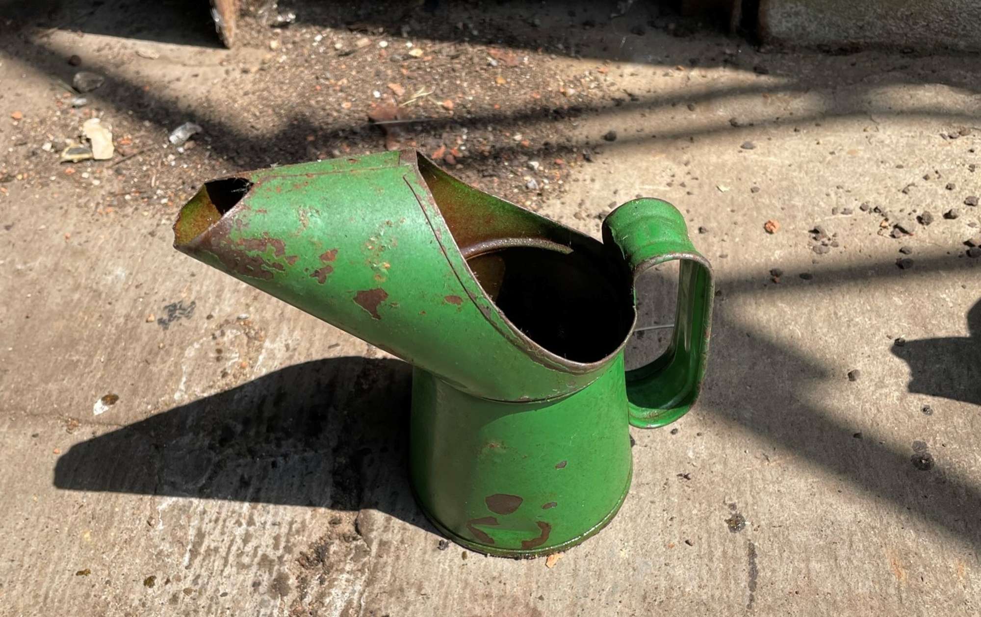 Six Assorted Oil Dispensers and Fuel Can