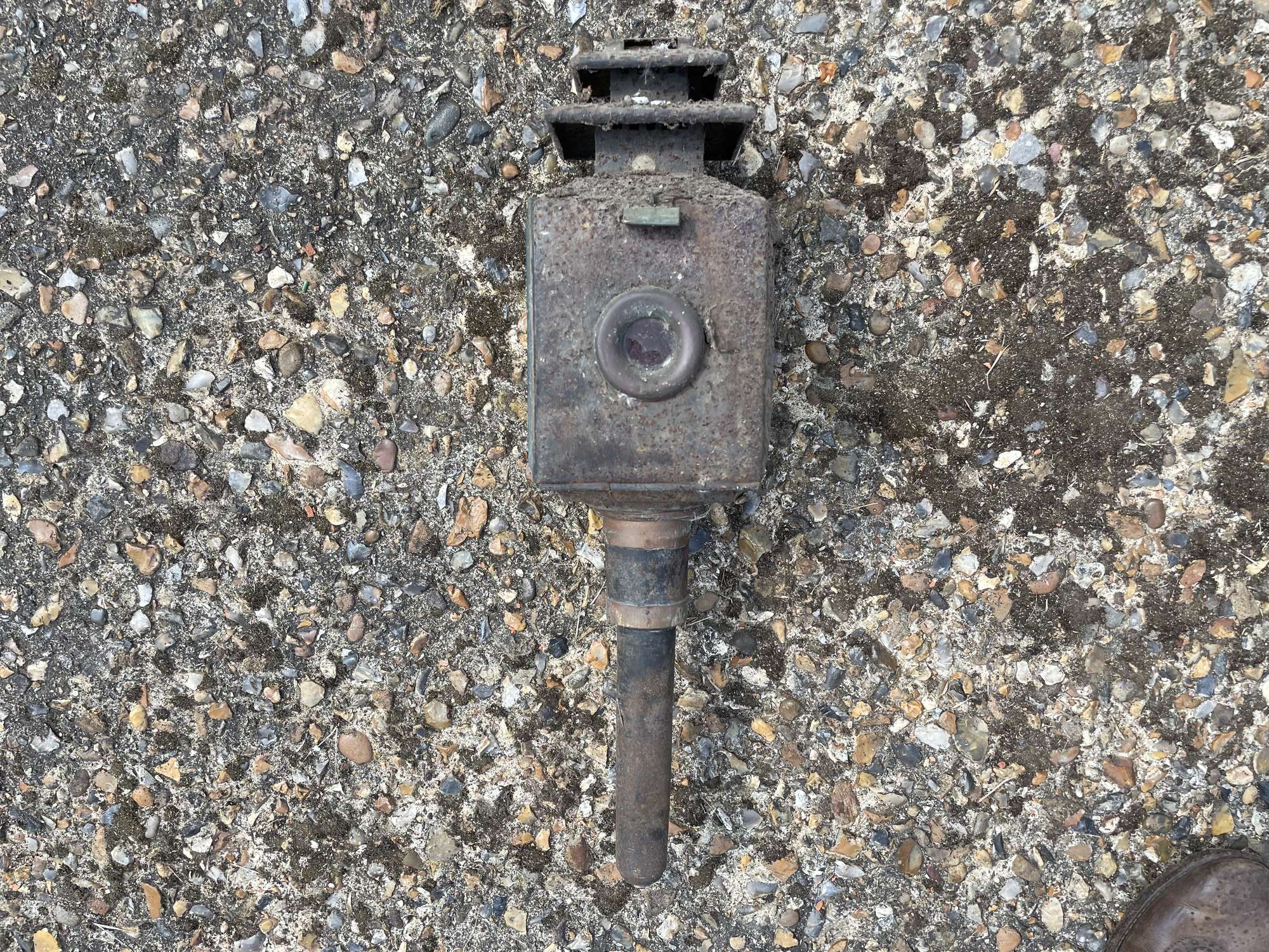 Elegant Coach Lamp with Red Lens to Rear