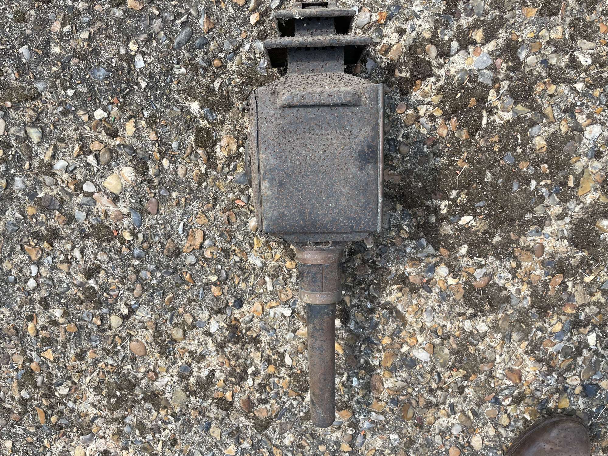 Elegant Coach Lamp with Red Lens to Rear