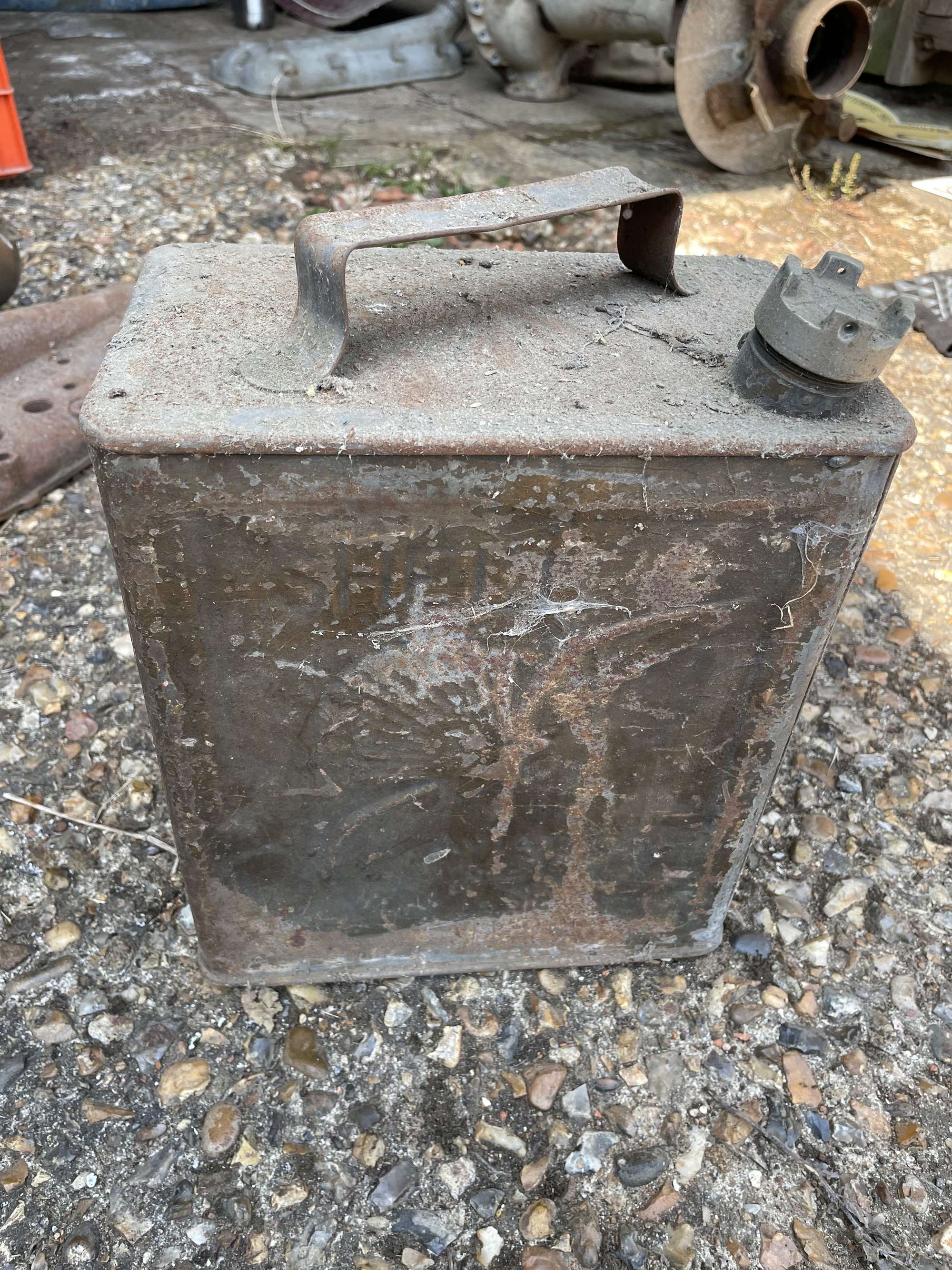 Shell Aviation Spirit Fuel Can