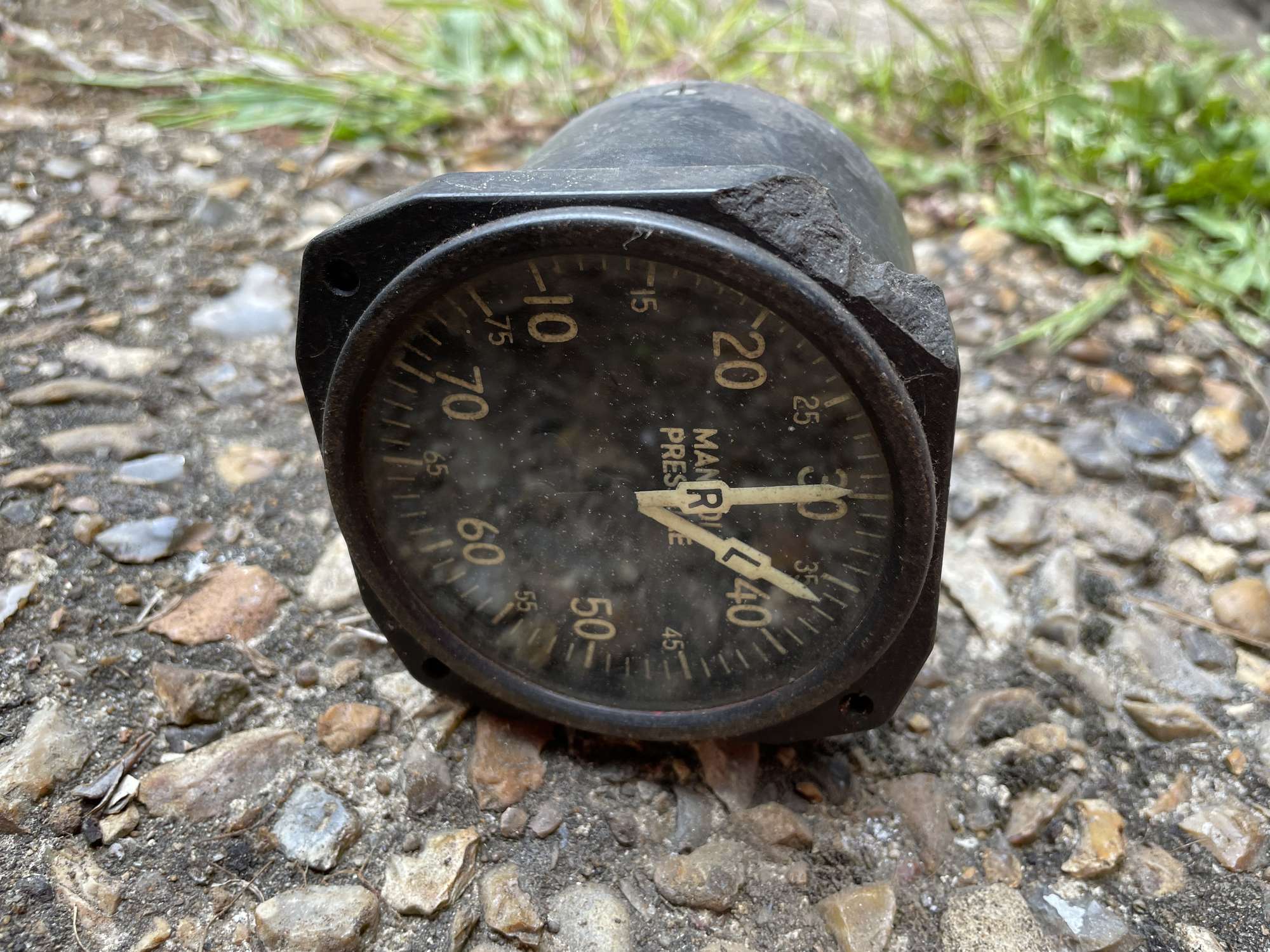 Manifold Pressure Gauge as used in Lancaster Bombers or Spitfires 