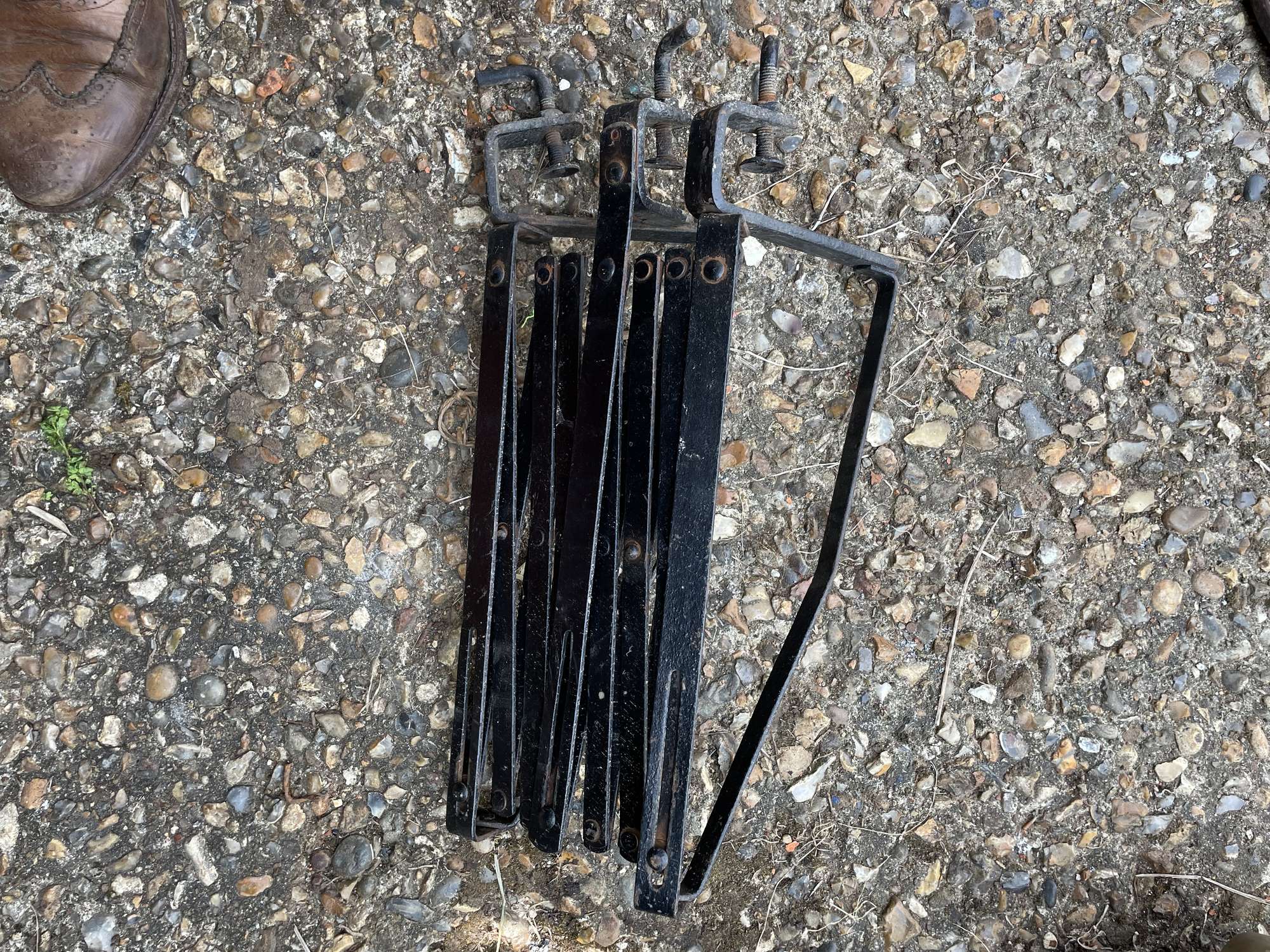 Running Board Mounted Luggage Rack with Threaded Tool Mountings