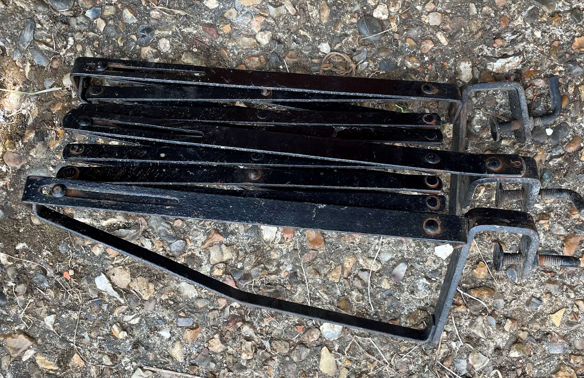 Running Board Mounted Luggage Rack with Threaded Tool Mountings