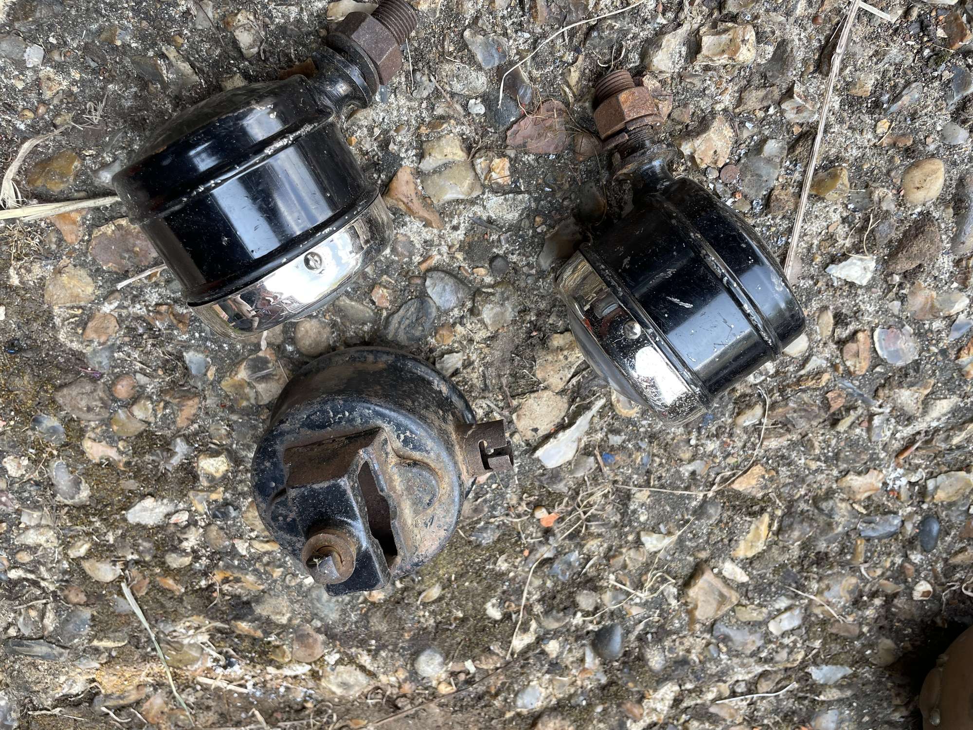 Pair of Side Lights and Rear Light - Unknown Maker