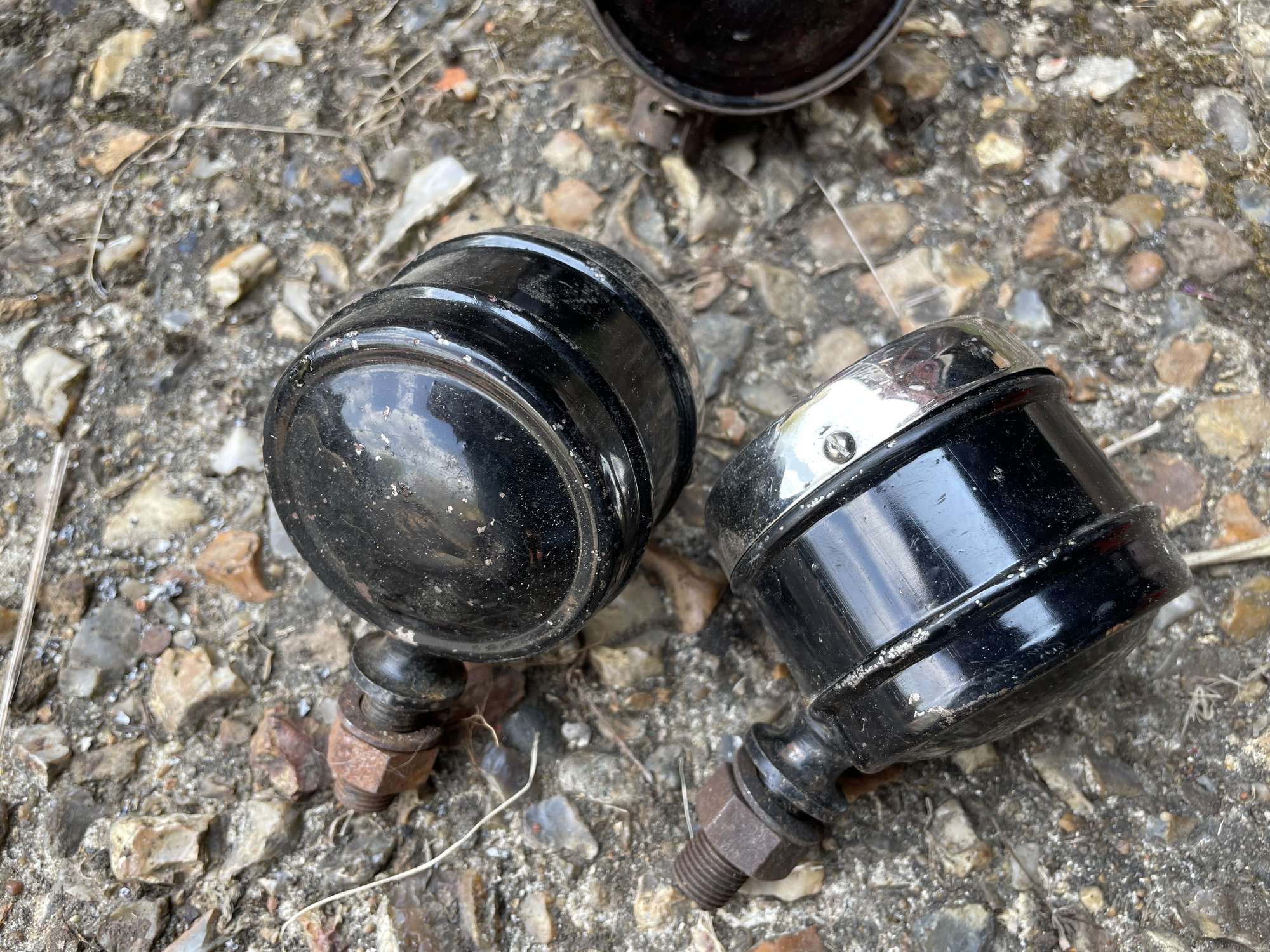 Pair of Side Lights and Rear Light - Unknown Maker