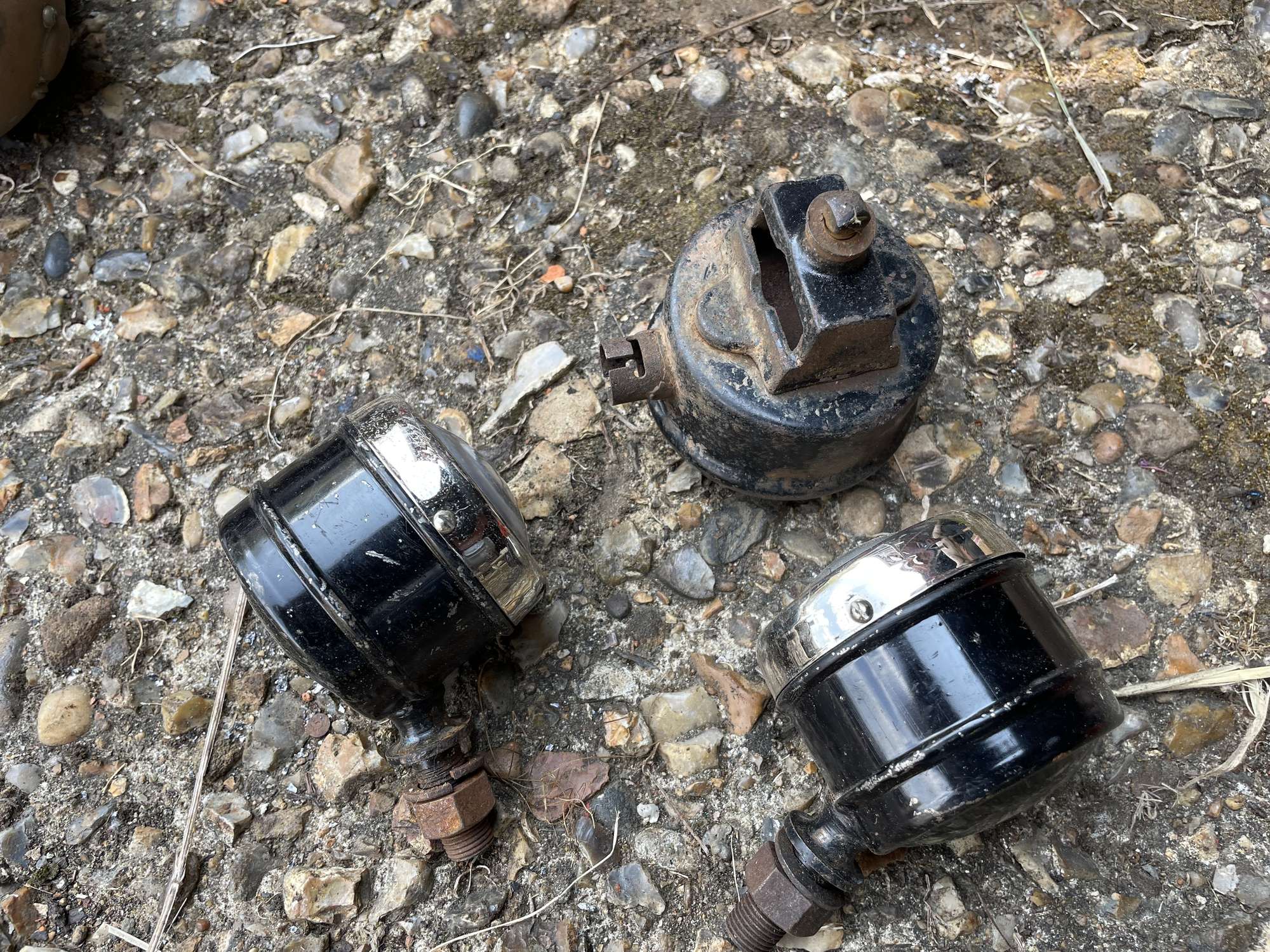 Pair of Side Lights and Rear Light - Unknown Maker