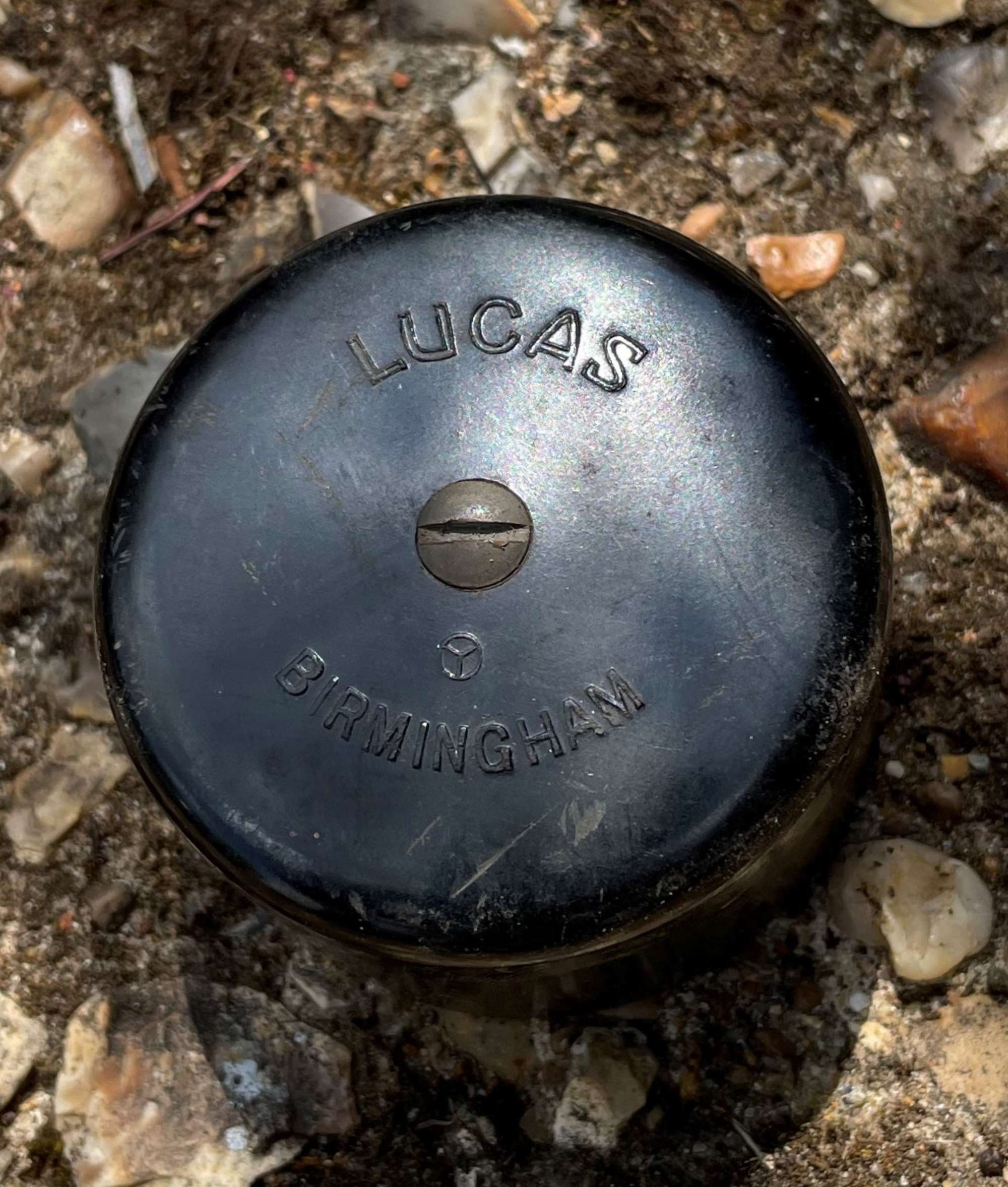 Smiths Silver Faced Clock 