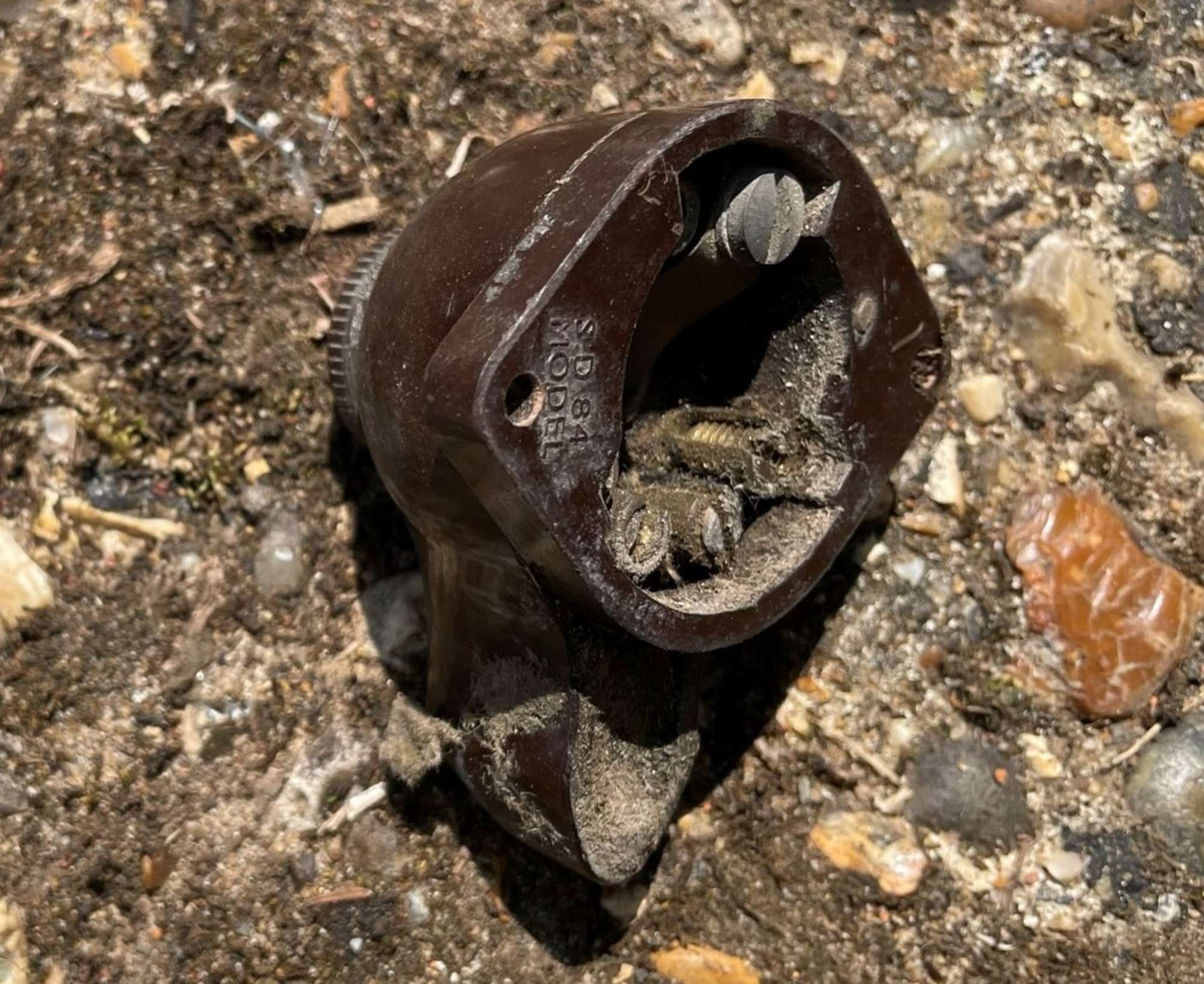 Smiths Silver Faced Clock 