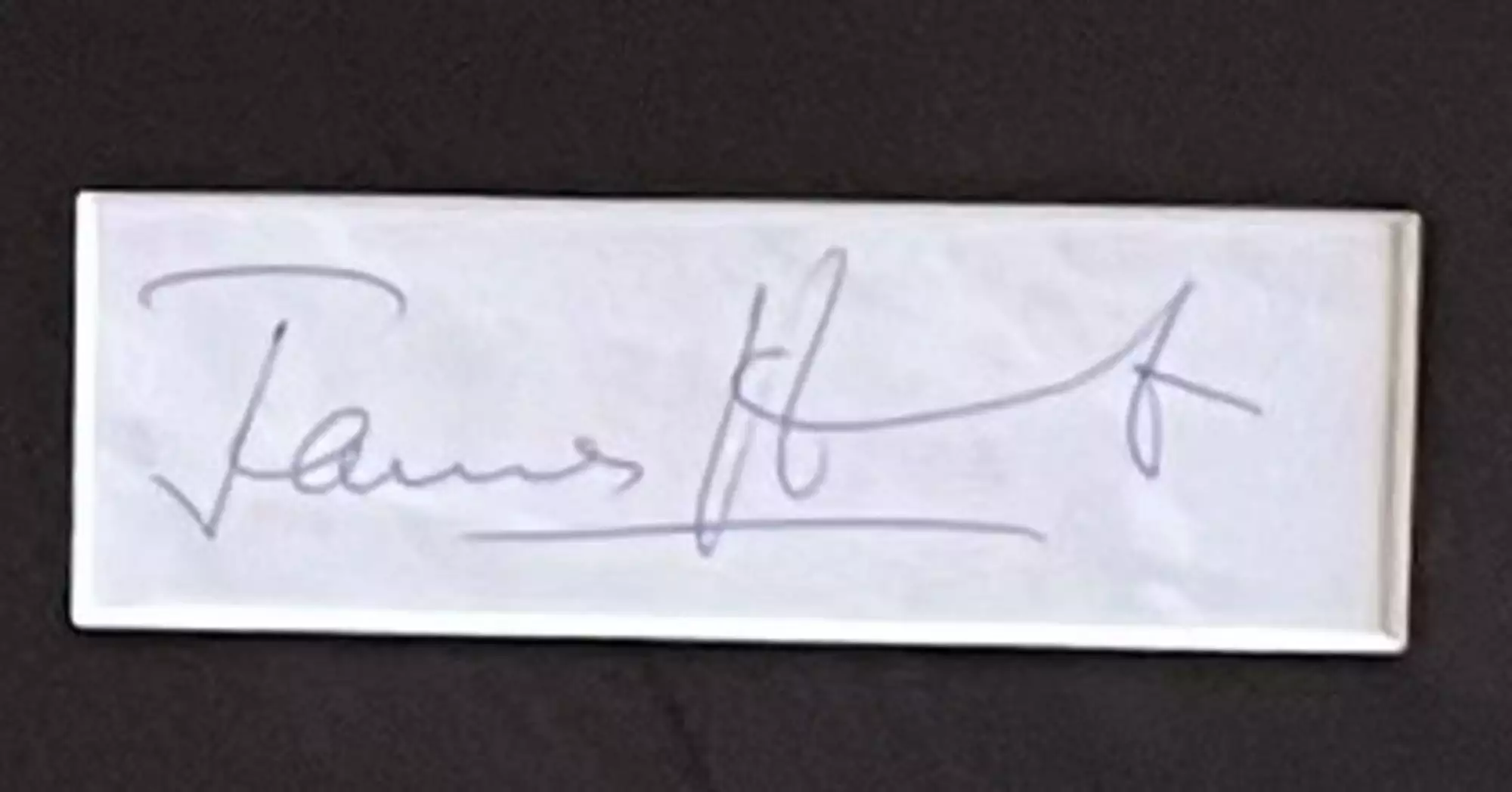 Hunt vs Lauda Signed Production