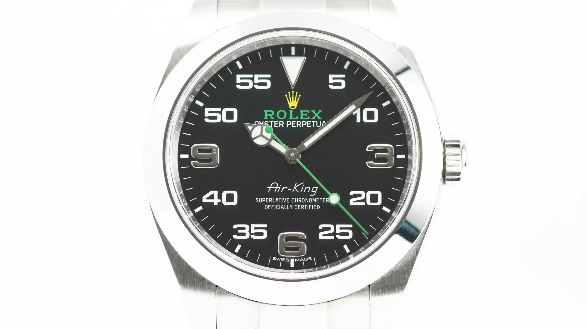 2019 Rolex Air King 'Bloodhound' Complete with Box and Paperwork