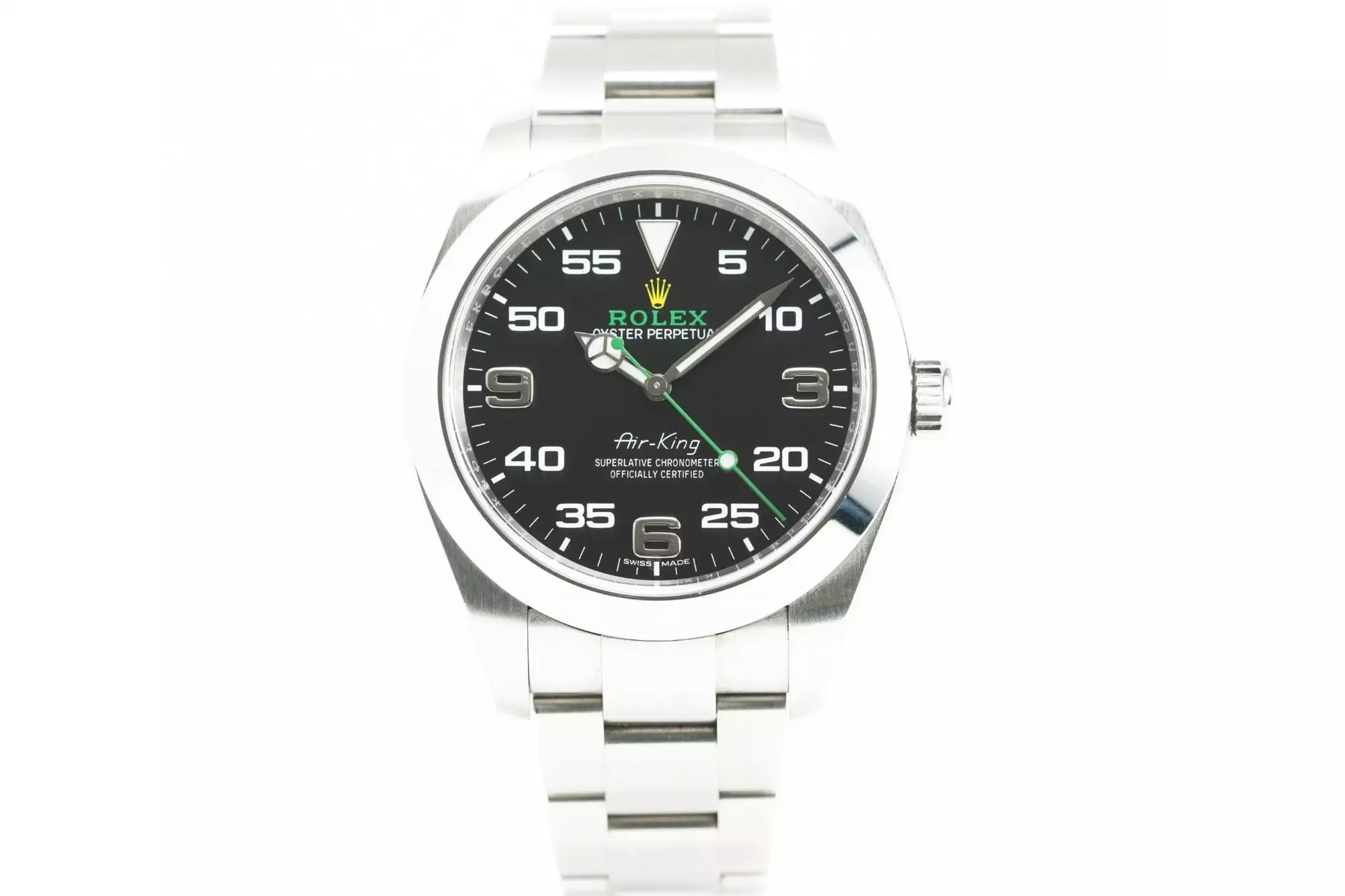 2019 Rolex Air King 'Bloodhound' Complete with Box and Paperwork