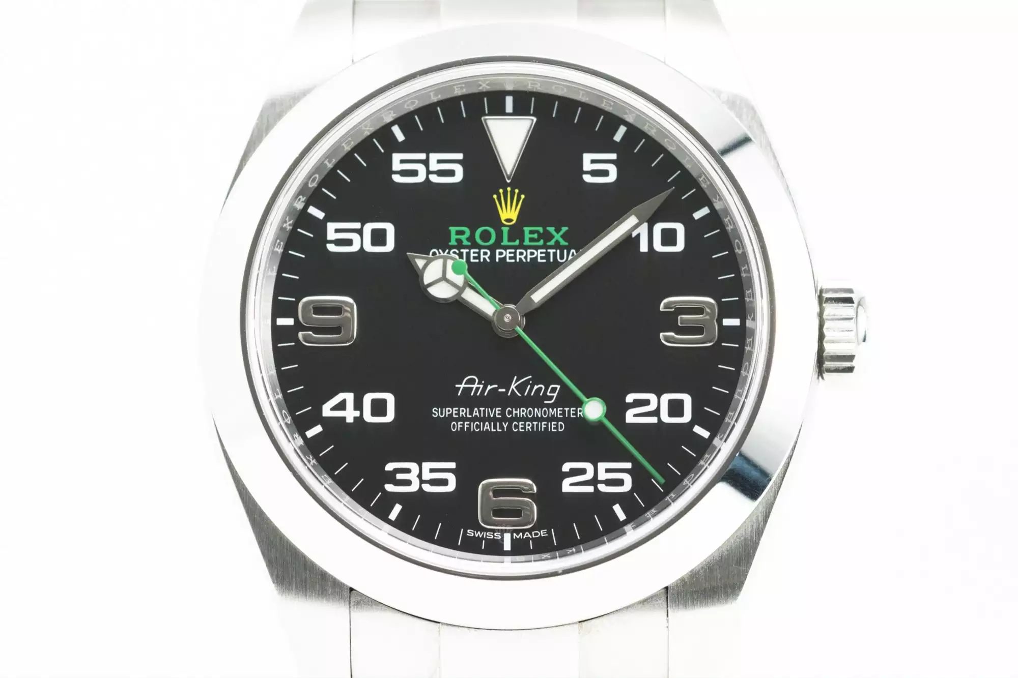 2019 Rolex Air King 'Bloodhound' Complete with Box and Paperwork