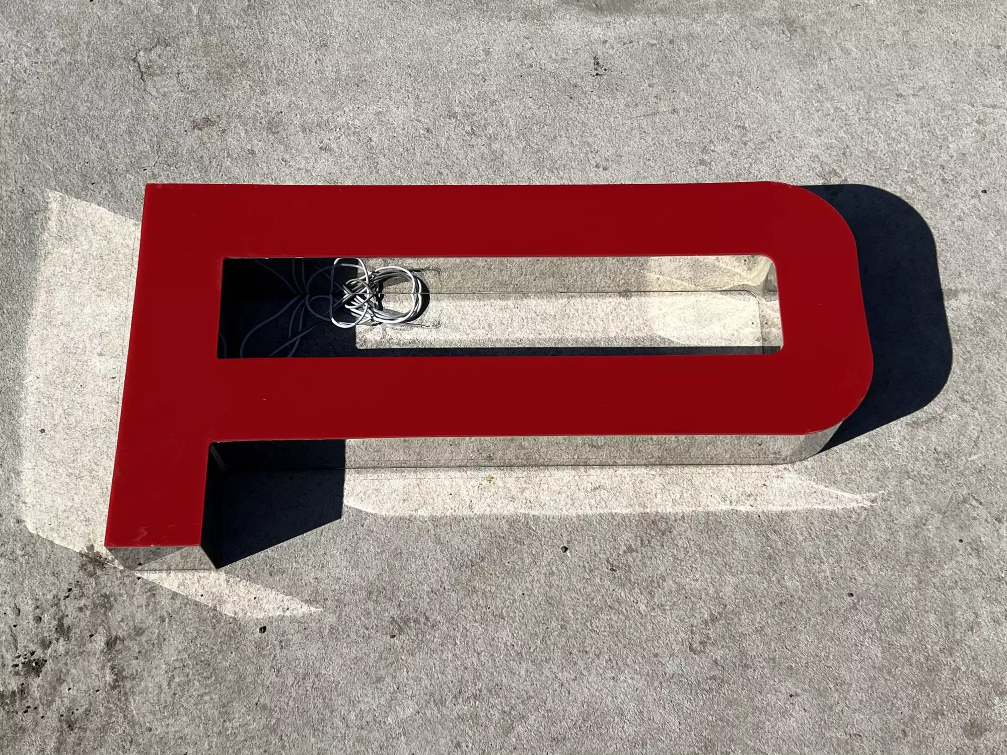 Large 3.5m Illuminated Porsche-Style Outdoor Dealership Sign