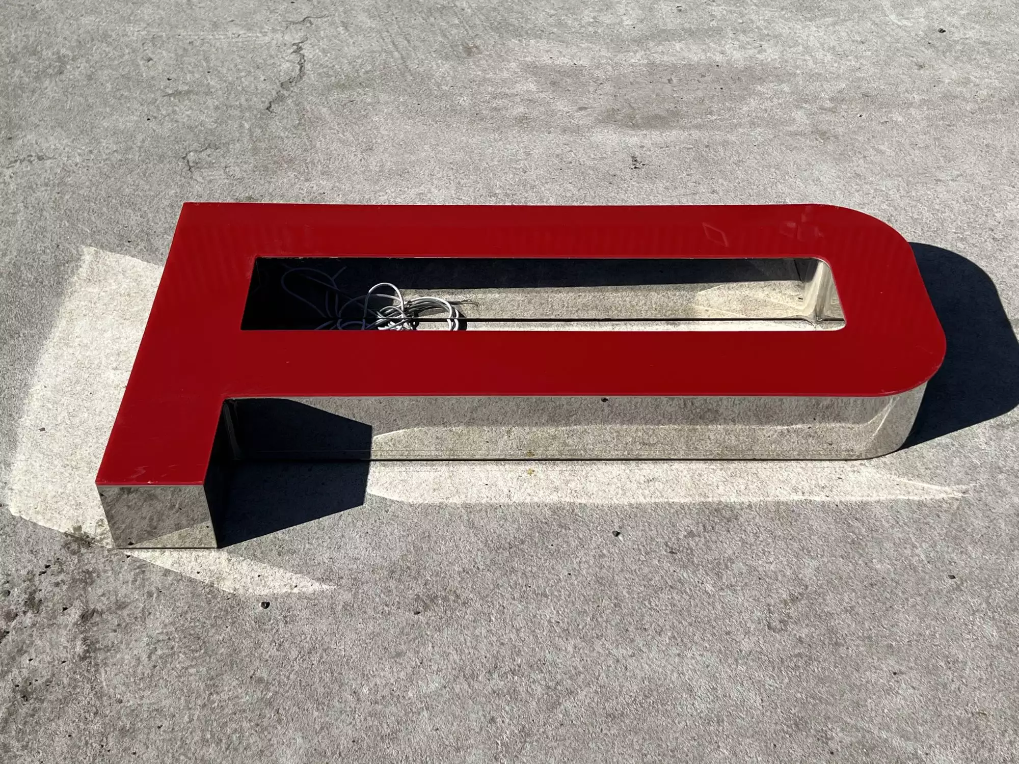 Large 3.5m Illuminated Porsche-Style Outdoor Dealership Sign