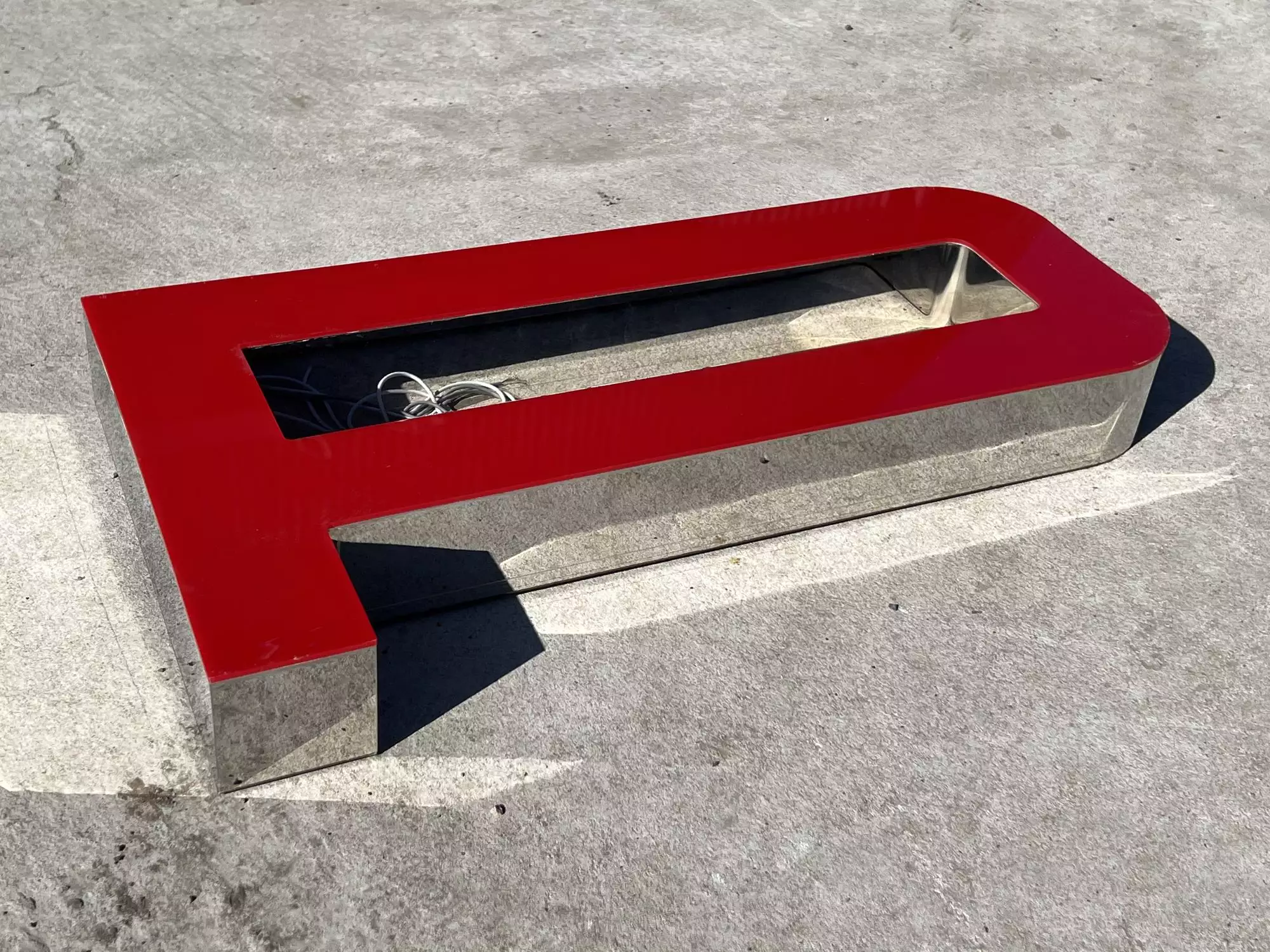 Large 3.5m Illuminated Porsche-Style Outdoor Dealership Sign