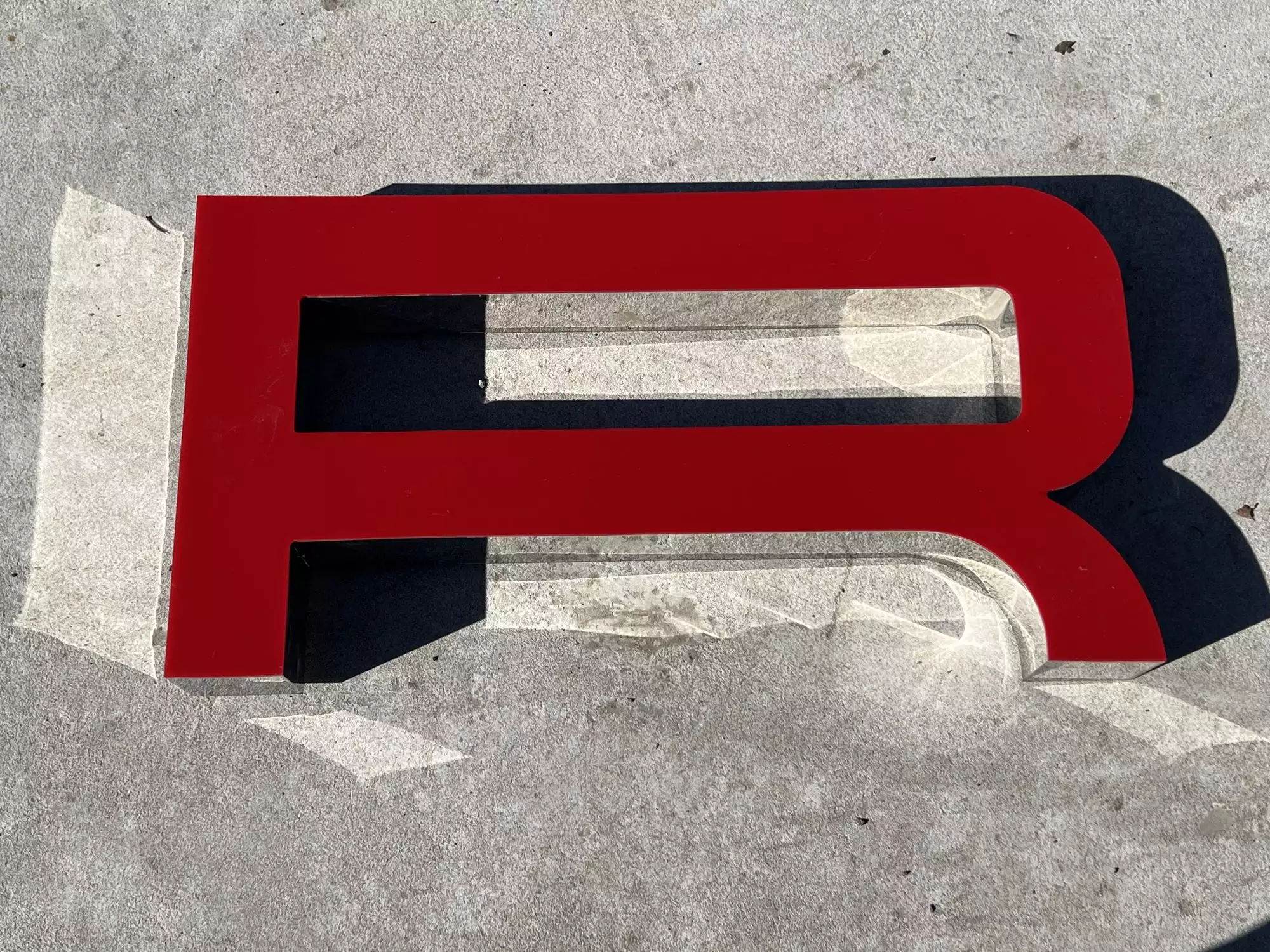 Large 3.5m Illuminated Porsche-Style Outdoor Dealership Sign