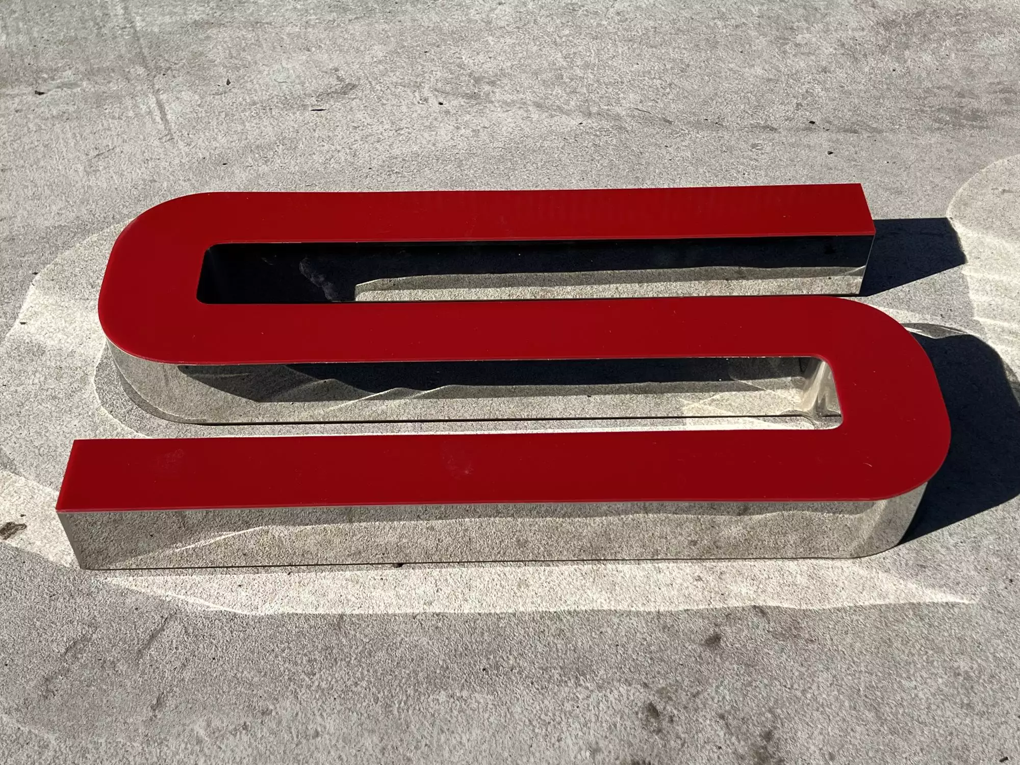 Large 3.5m Illuminated Porsche-Style Outdoor Dealership Sign