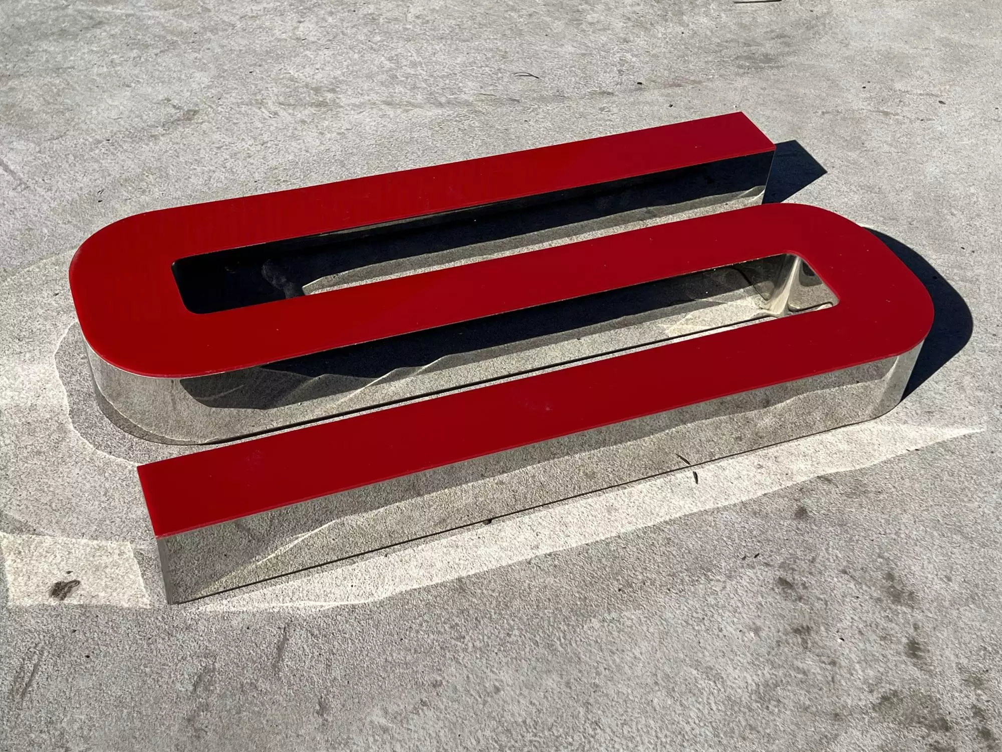 Large 3.5m Illuminated Porsche-Style Outdoor Dealership Sign