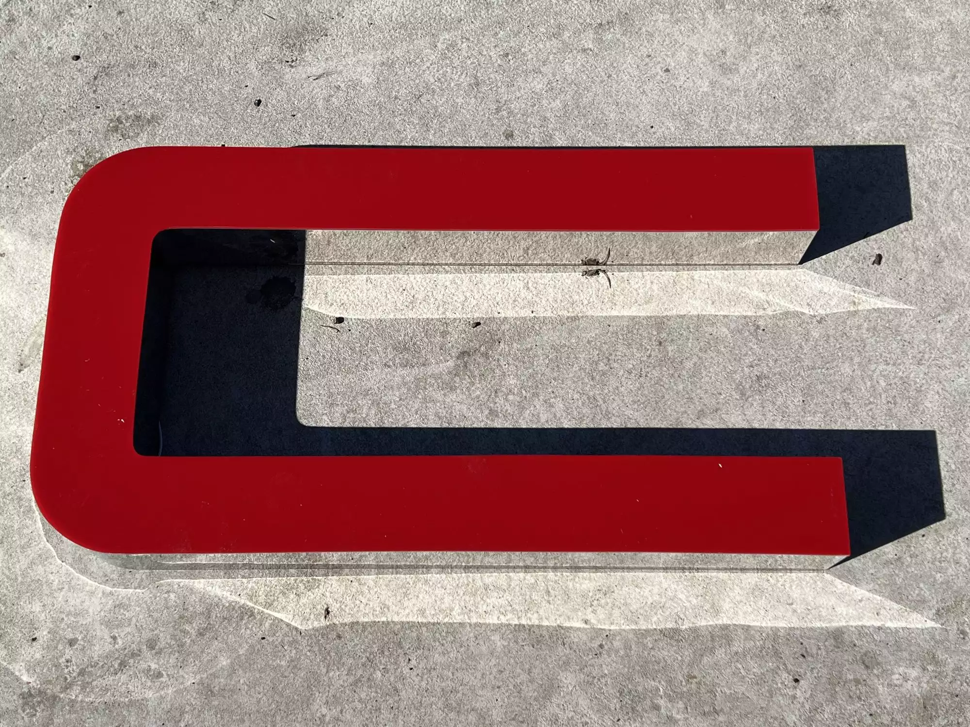 Large 3.5m Illuminated Porsche-Style Outdoor Dealership Sign