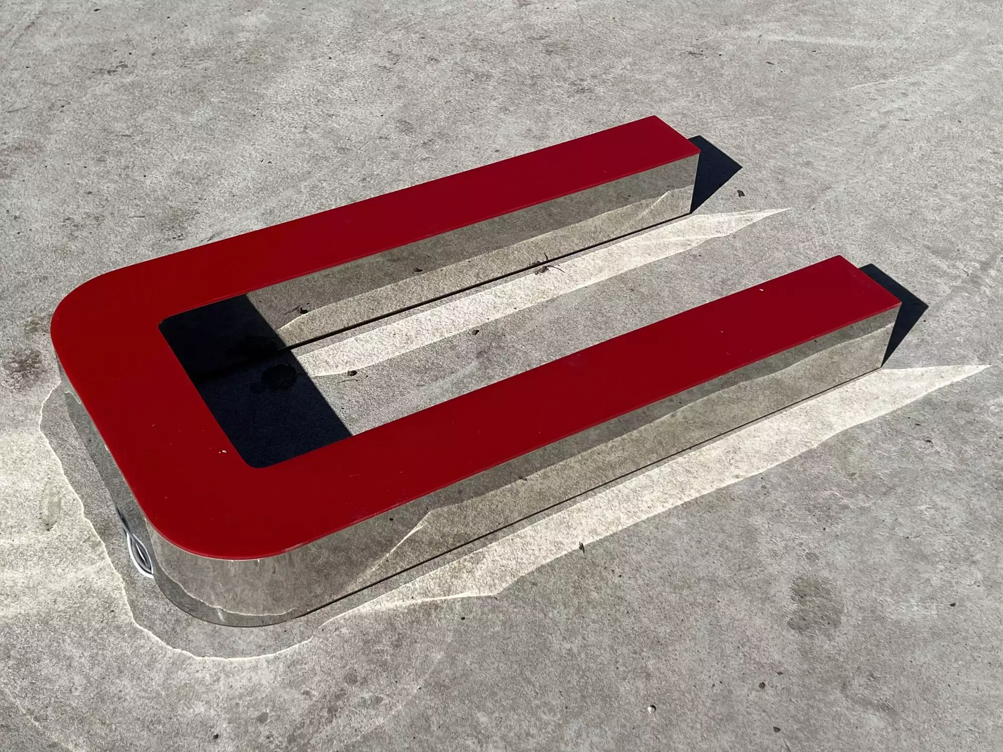 Large 3.5m Illuminated Porsche-Style Outdoor Dealership Sign