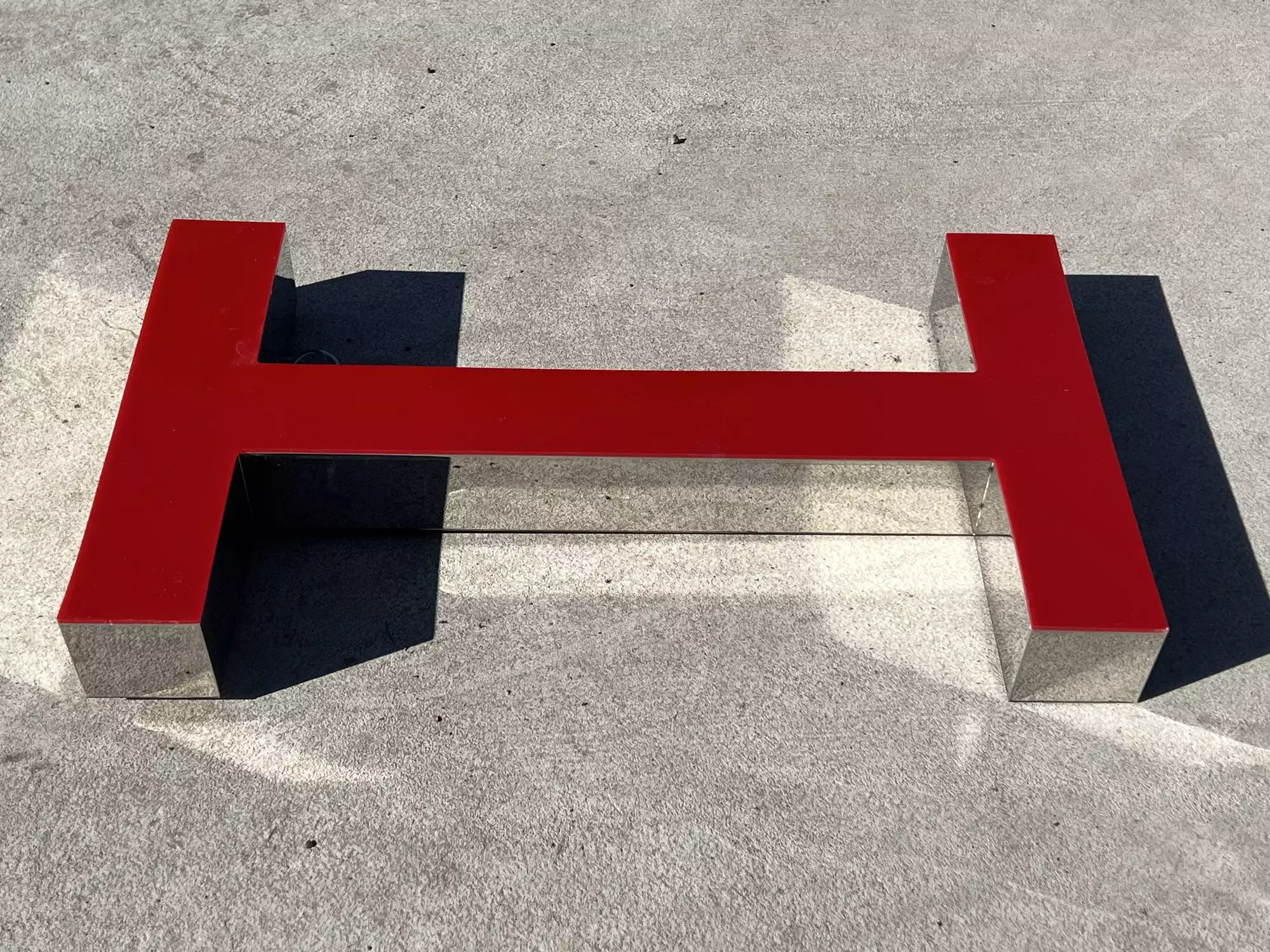 Large 3.5m Illuminated Porsche-Style Outdoor Dealership Sign