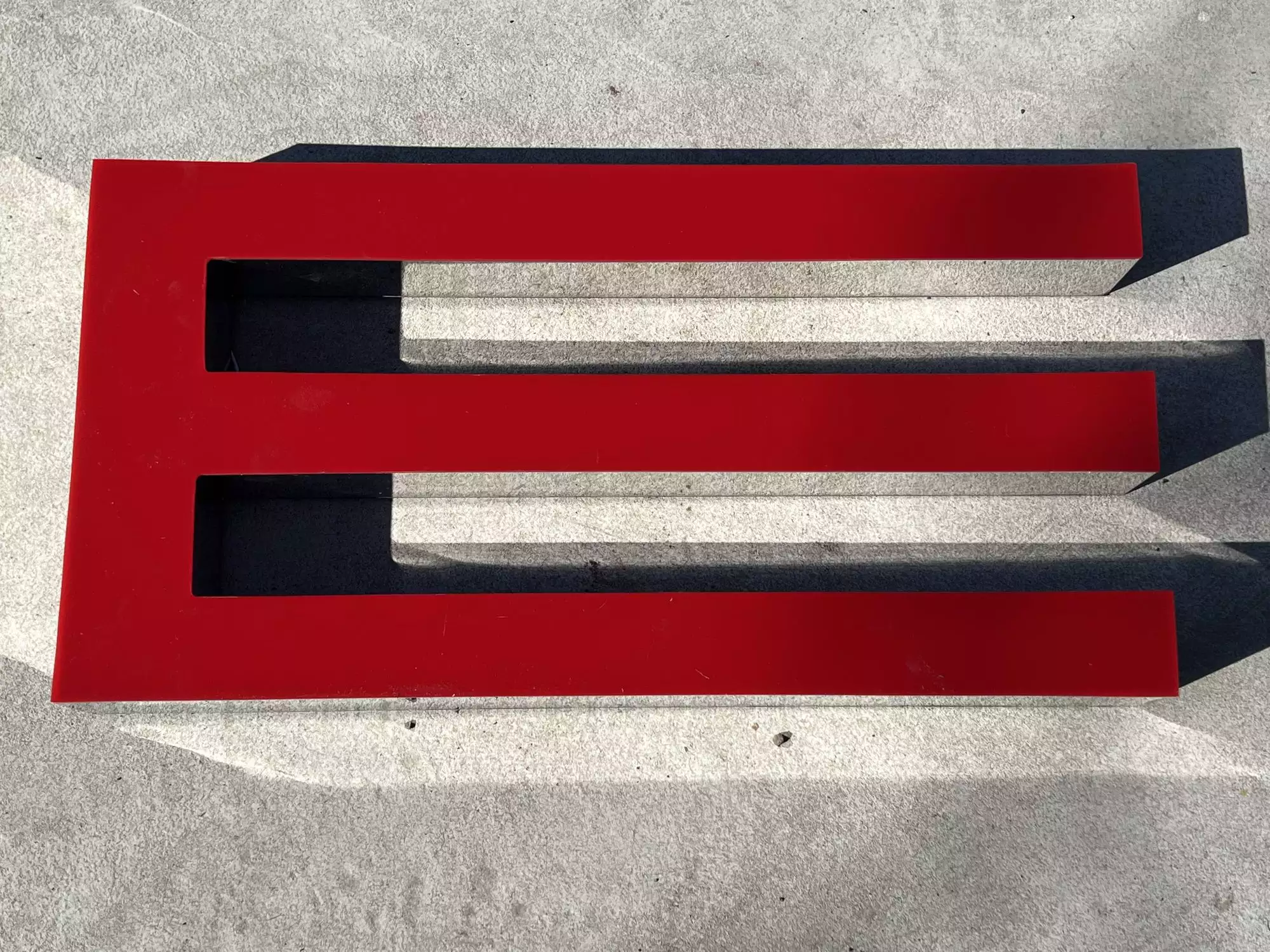 Large 3.5m Illuminated Porsche-Style Outdoor Dealership Sign