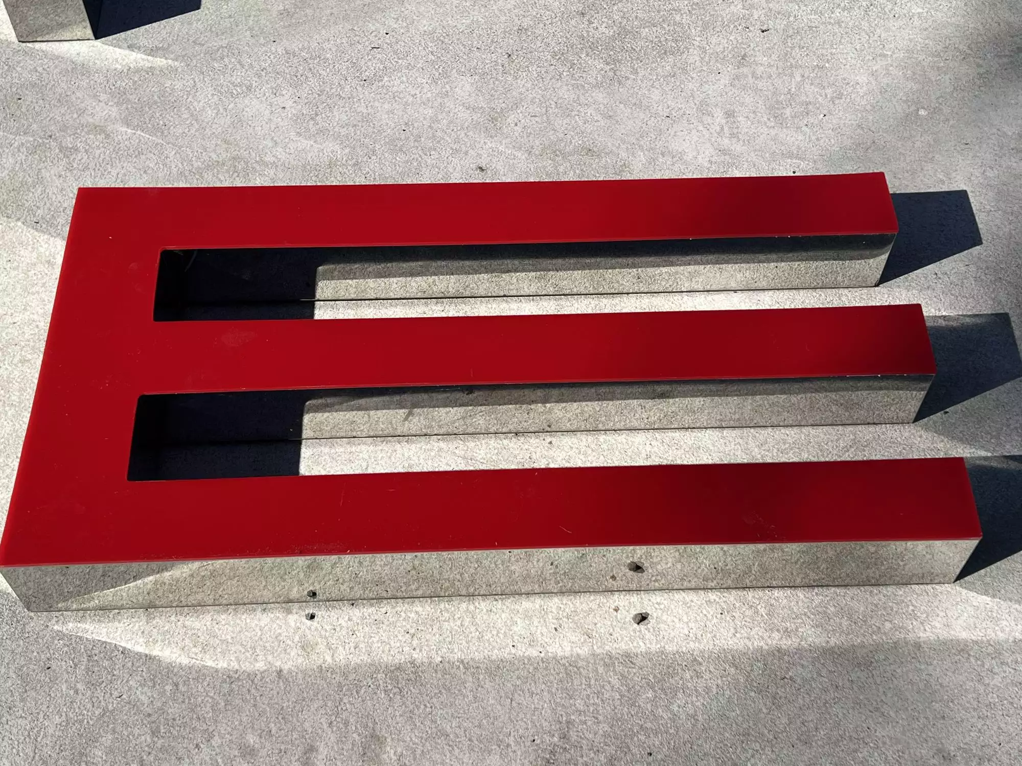 Large 3.5m Illuminated Porsche-Style Outdoor Dealership Sign