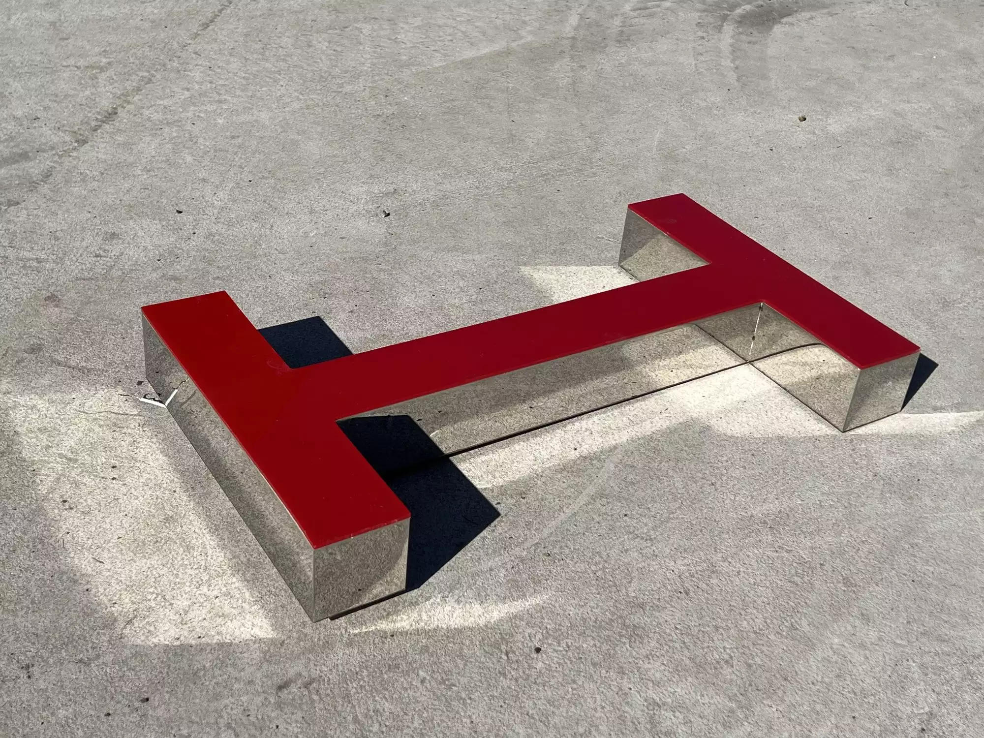 Large 3.5m Illuminated Porsche-Style Outdoor Dealership Sign