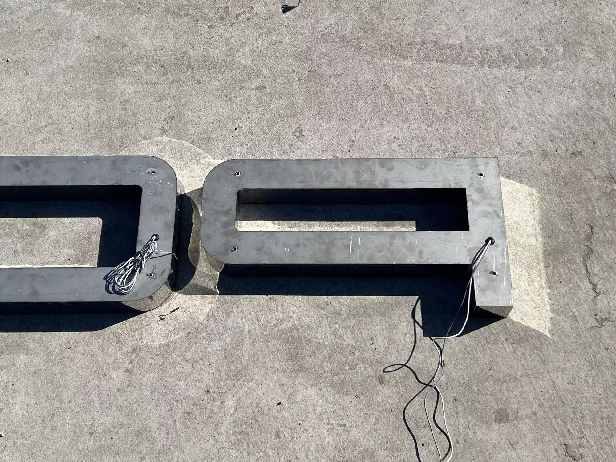 Large 3.5m Illuminated Porsche-Style Outdoor Dealership Sign