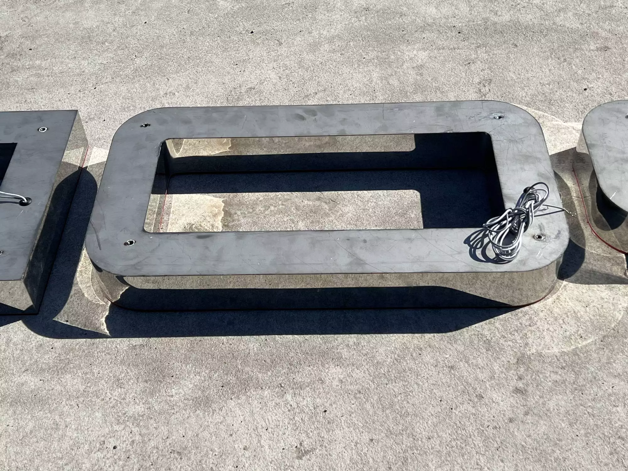 Large 3.5m Illuminated Porsche-Style Outdoor Dealership Sign