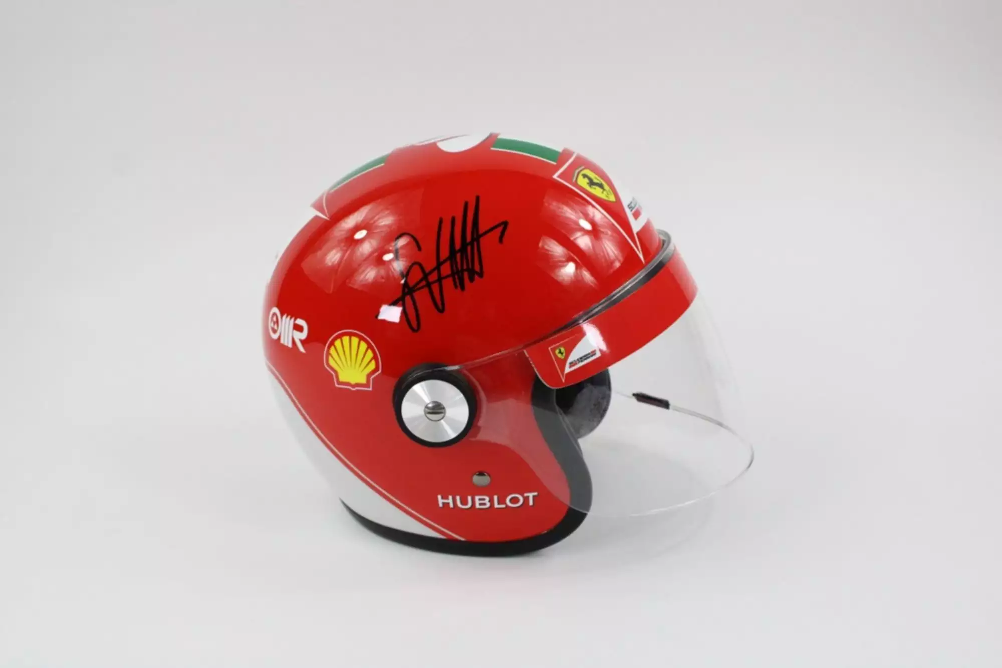 2015 Scuderia Ferrari Formula 1 Bell Mechanics Helmet Signed Vettel and Raikonnen 
