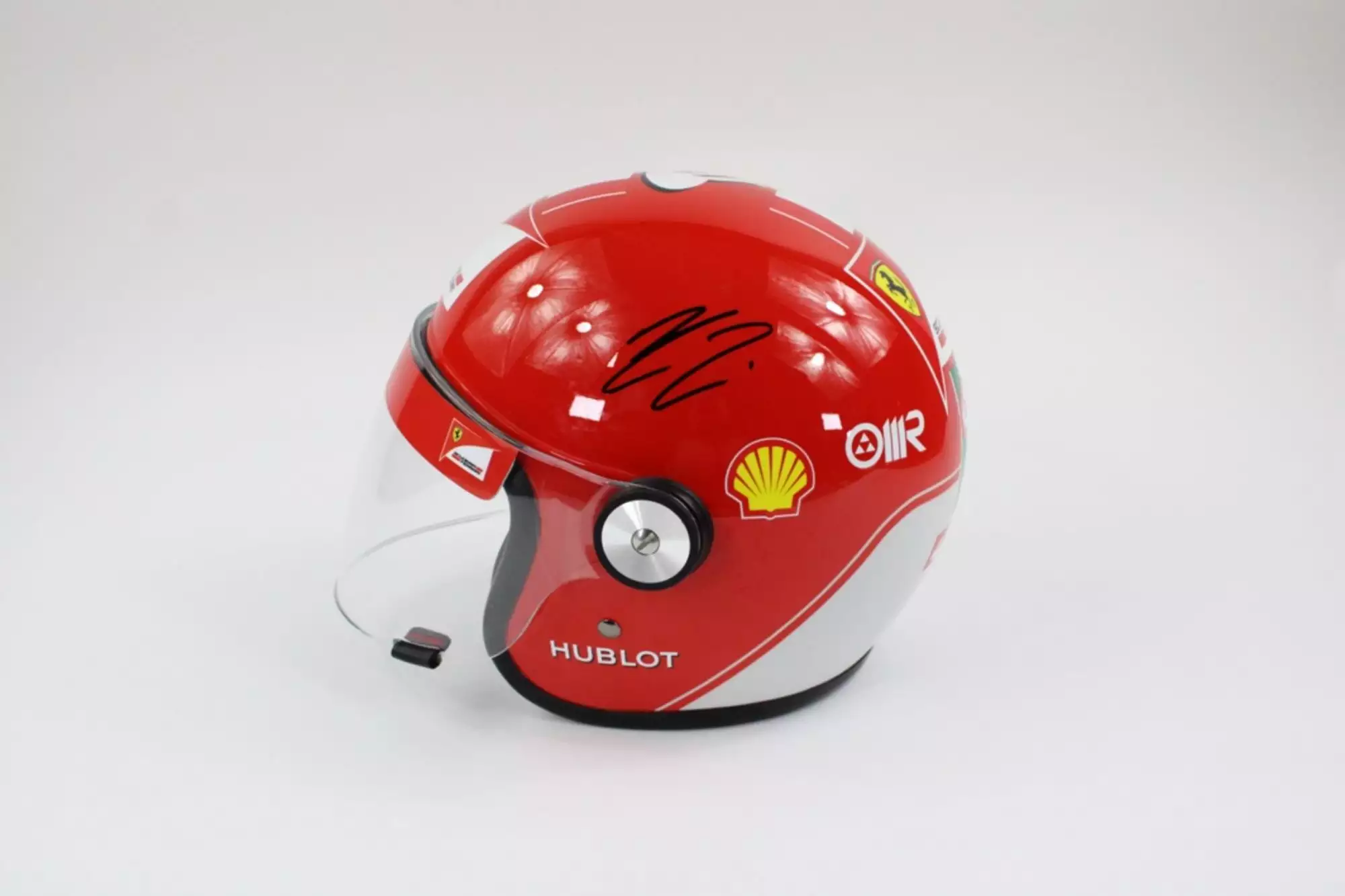 2015 Scuderia Ferrari Formula 1 Bell Mechanics Helmet Signed Vettel and Raikonnen 