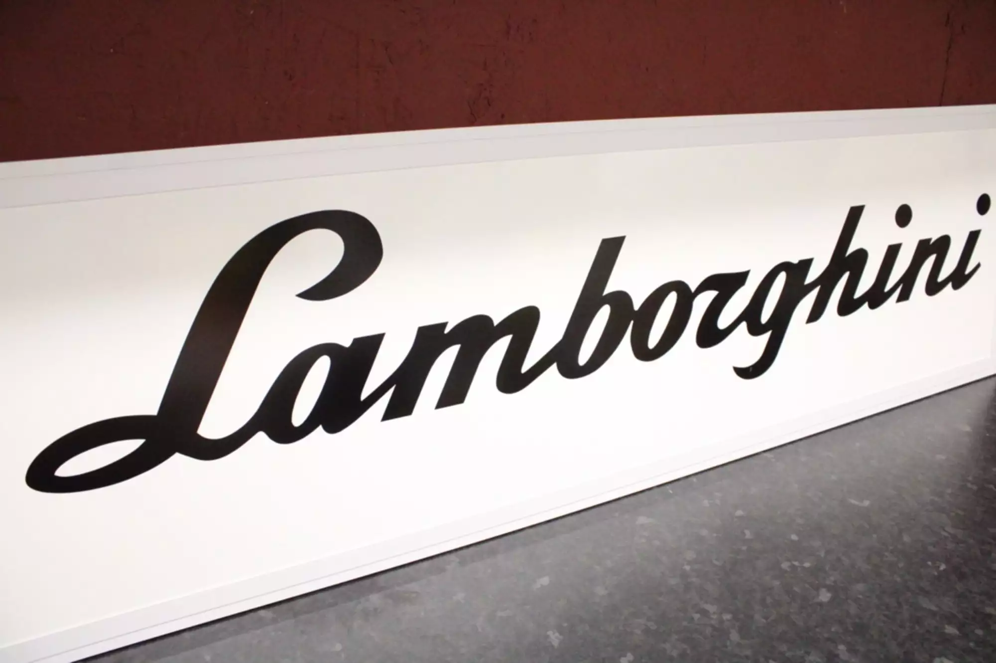 Lamborghini Illuminated Sign